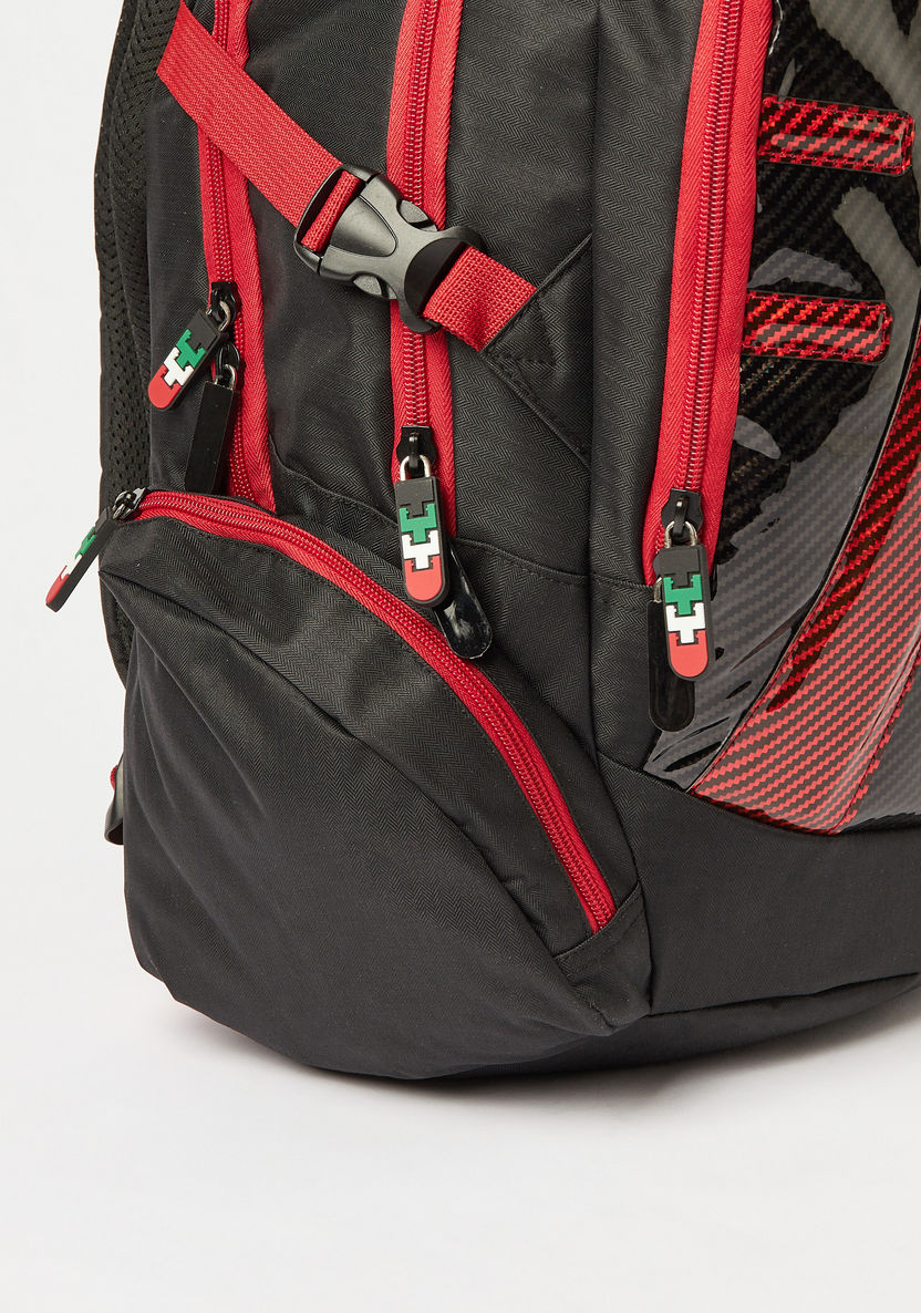Ferrari Print Backpack - 18 inches-Backpacks-image-4