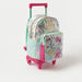 Hello Kitty Iridescent Print Trolley Backpack with Wheels - 15 inches-Trolleys-thumbnailMobile-2