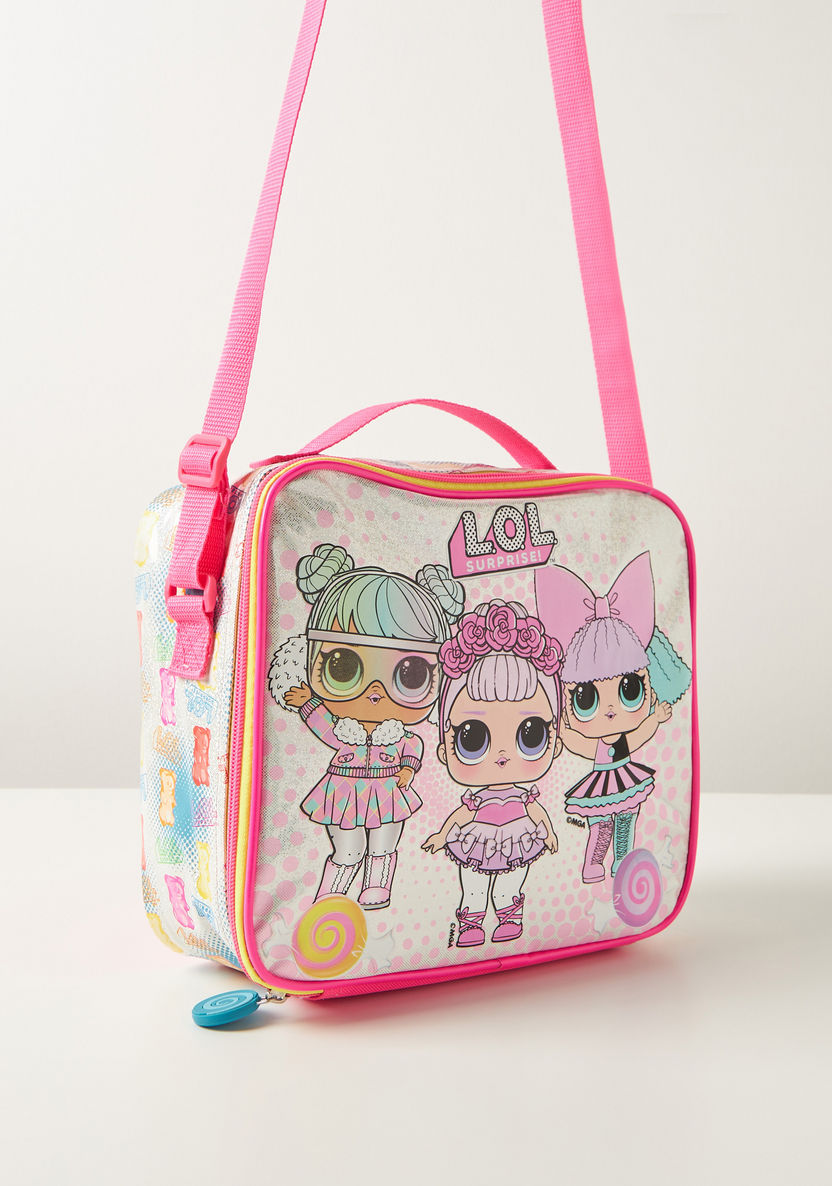 L.O.L. Surprise! Printed Lunch Bag with Adjustable Strap-Lunch Bags-image-1