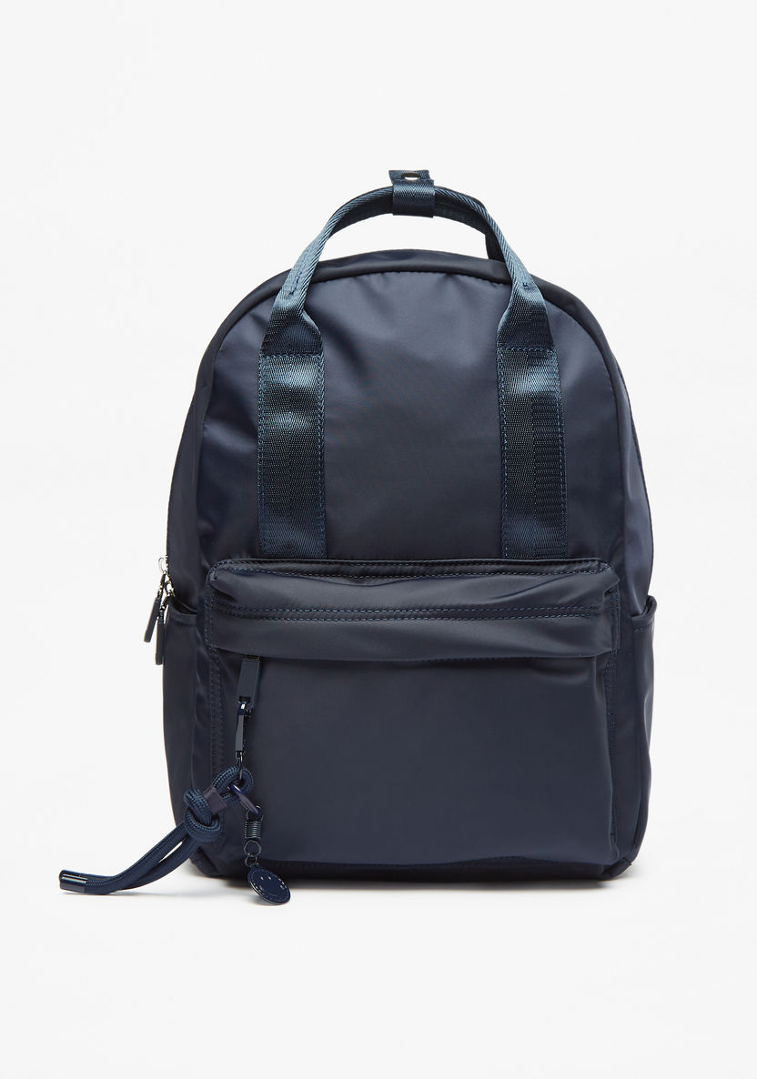 Missy Solid Backpack with Adjustable Shoulder Straps and Handles-Women%27s Backpacks-image-0