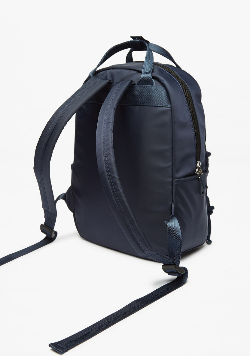 Missy Solid Backpack with Adjustable Shoulder Straps and Handles-Women%27s Backpacks-image-1