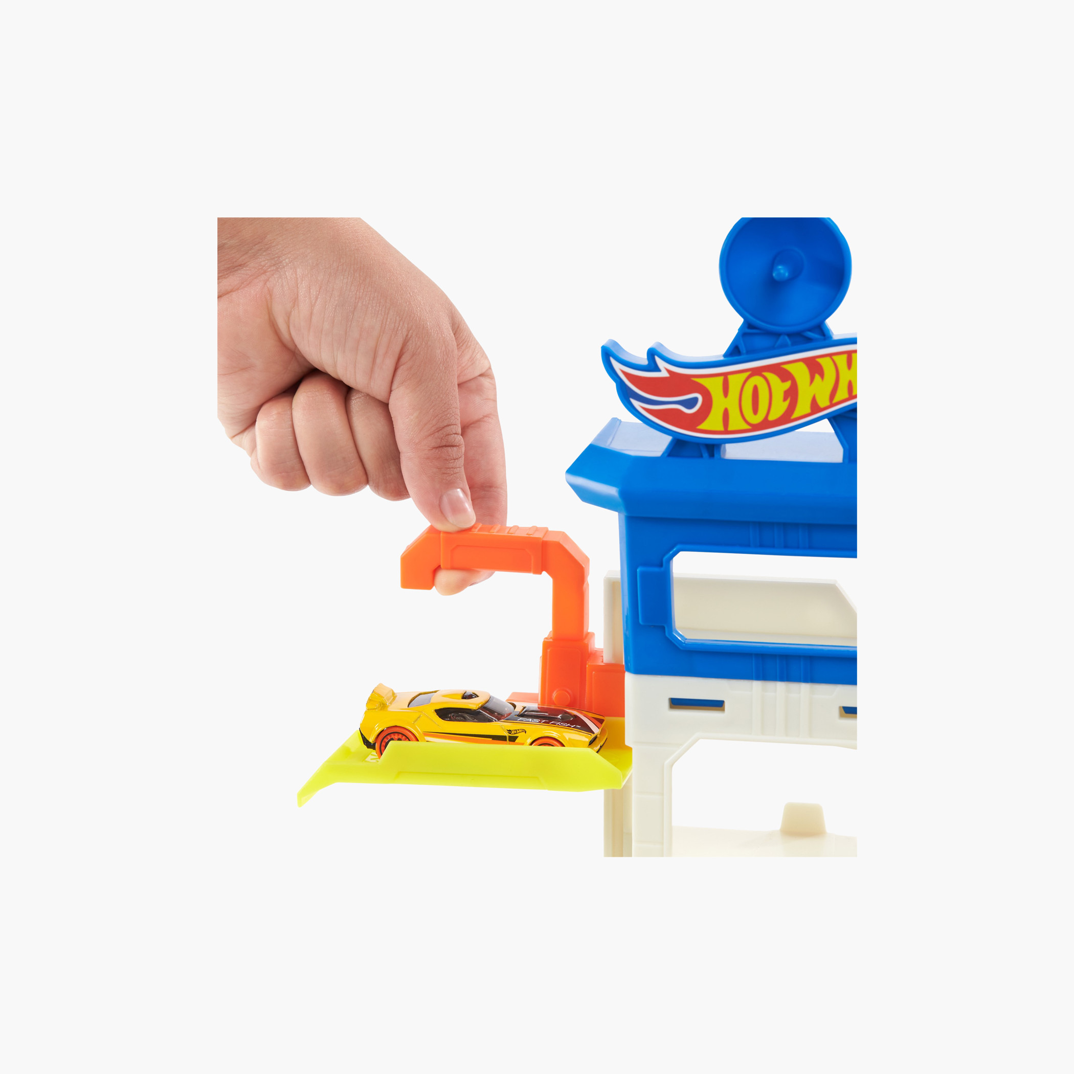 Hot Wheels Track Set and 1:64 Scale Toy Car, Multi-Level Playset with Shark Nemesis Challenge-toys-dollsandplaysets-dollhouses-image-3