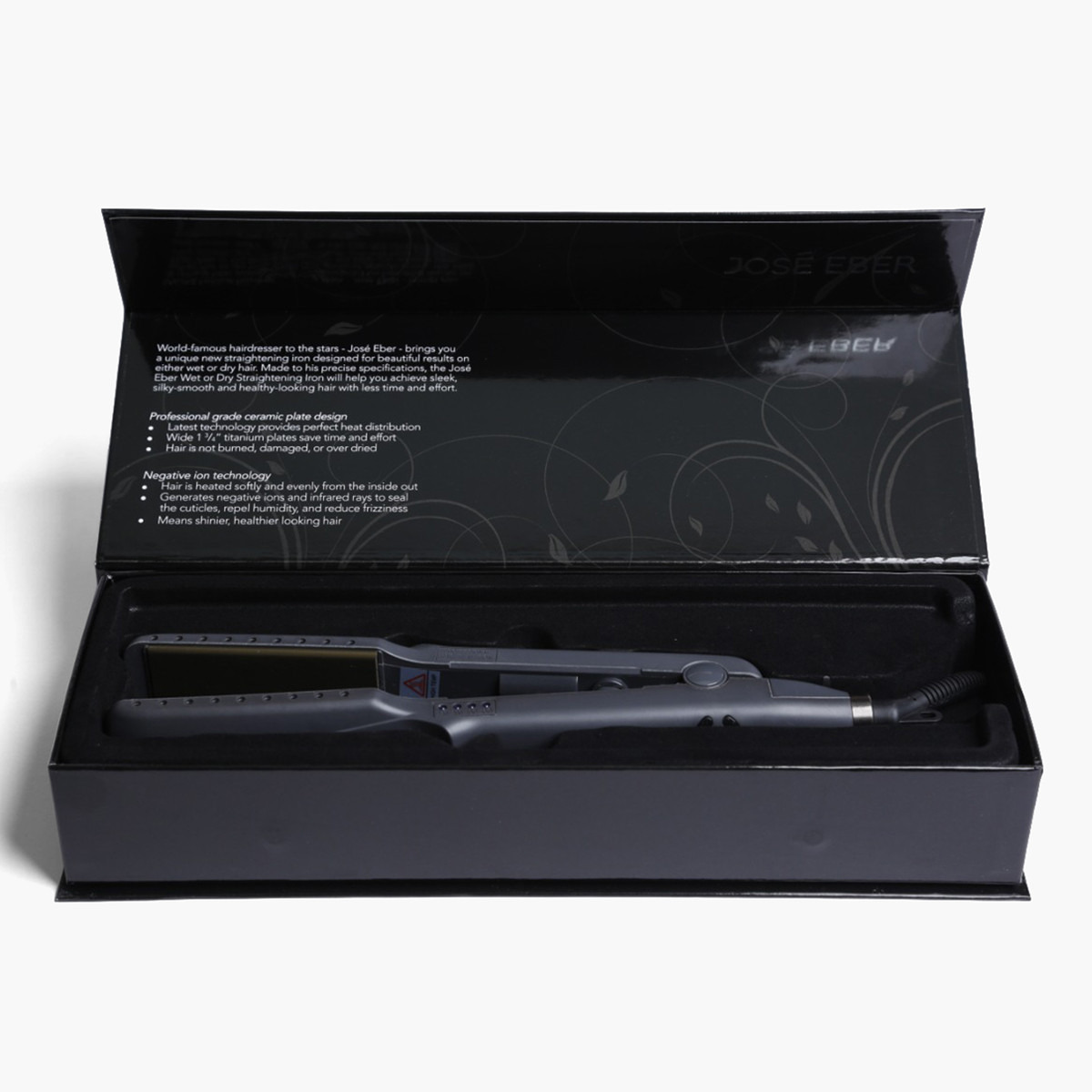 مكواة شعر سيراميك للاستخدام المبلل والجاف من جوسي ايبر-beautyandpersonalcare-hair-stylingtools-straightener-image-4