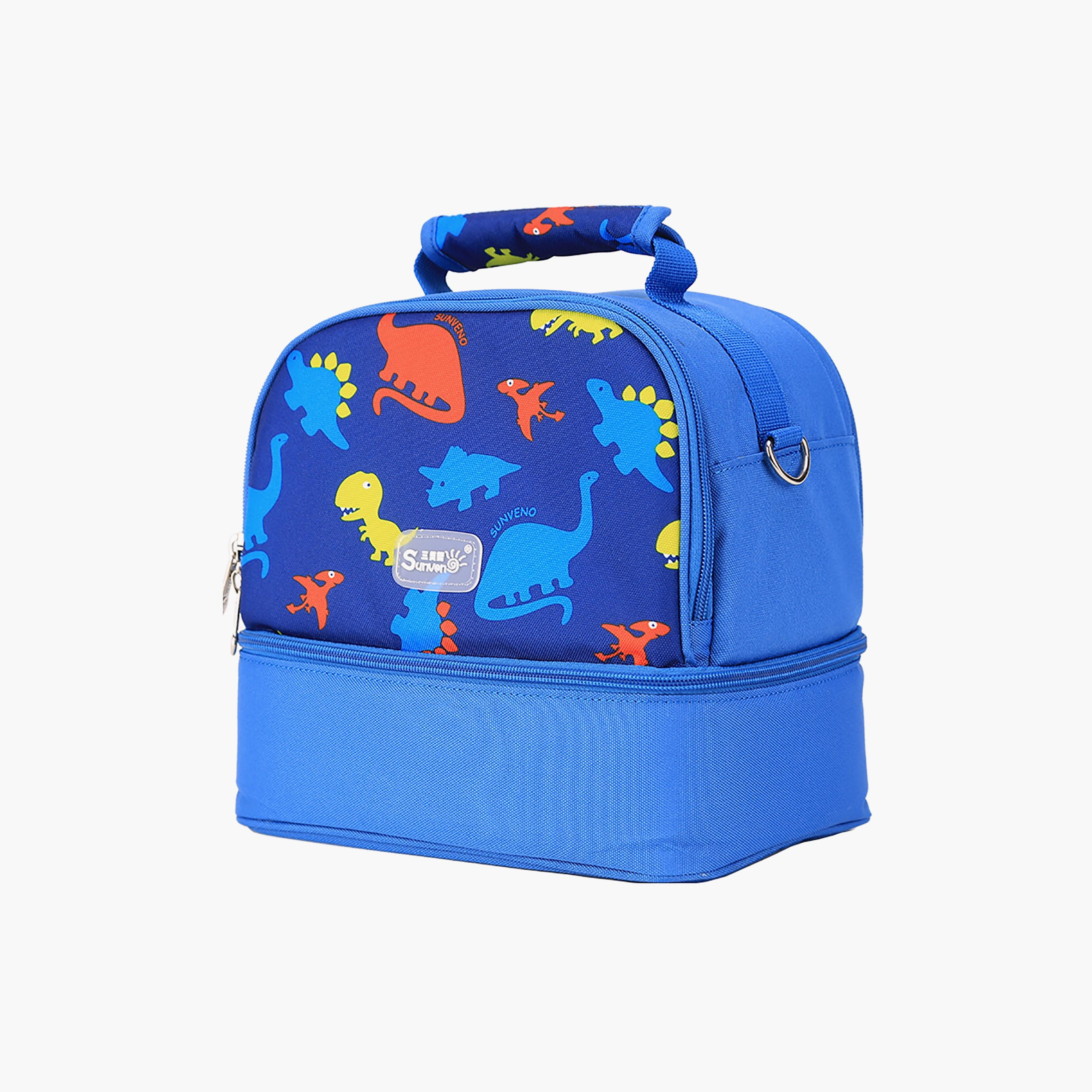 Sunveno Dinosaur Print Insulated Bottle and Lunch Bag-baby-feeding-accessories-image-2