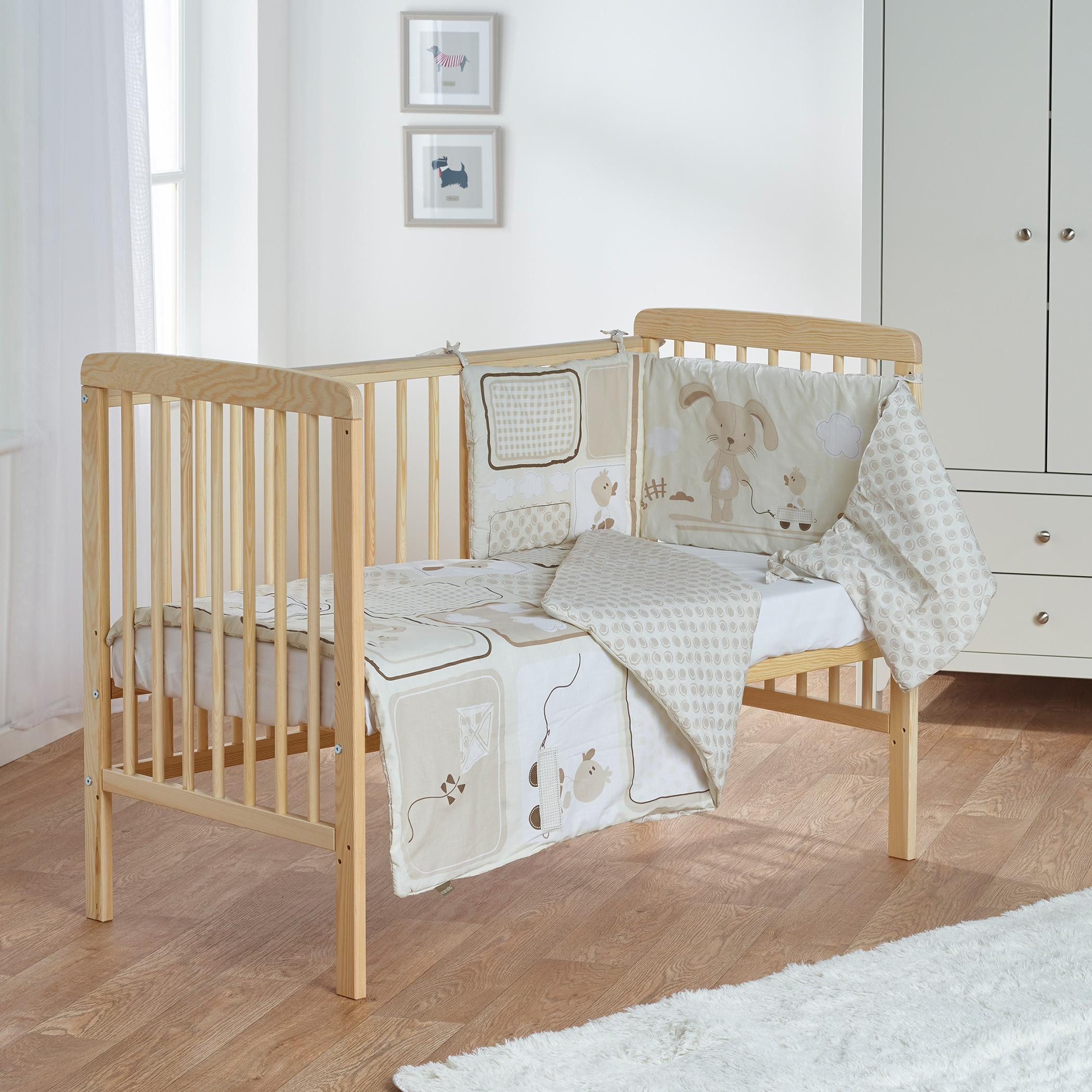 طقم لحاف وممتص الصدمات بطبعات من كيندر فالي-baby-nursery-babybedding-image-1