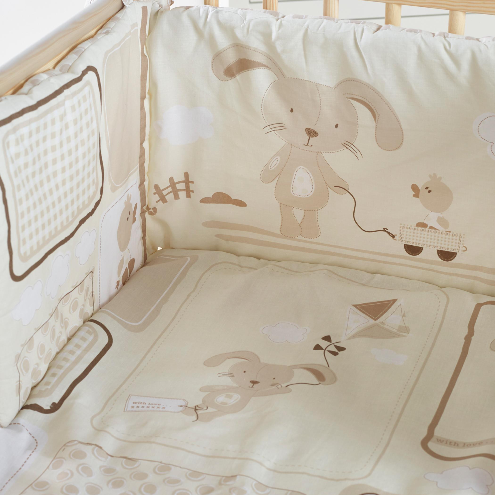 طقم لحاف وممتص الصدمات بطبعات من كيندر فالي-baby-nursery-babybedding-image-2