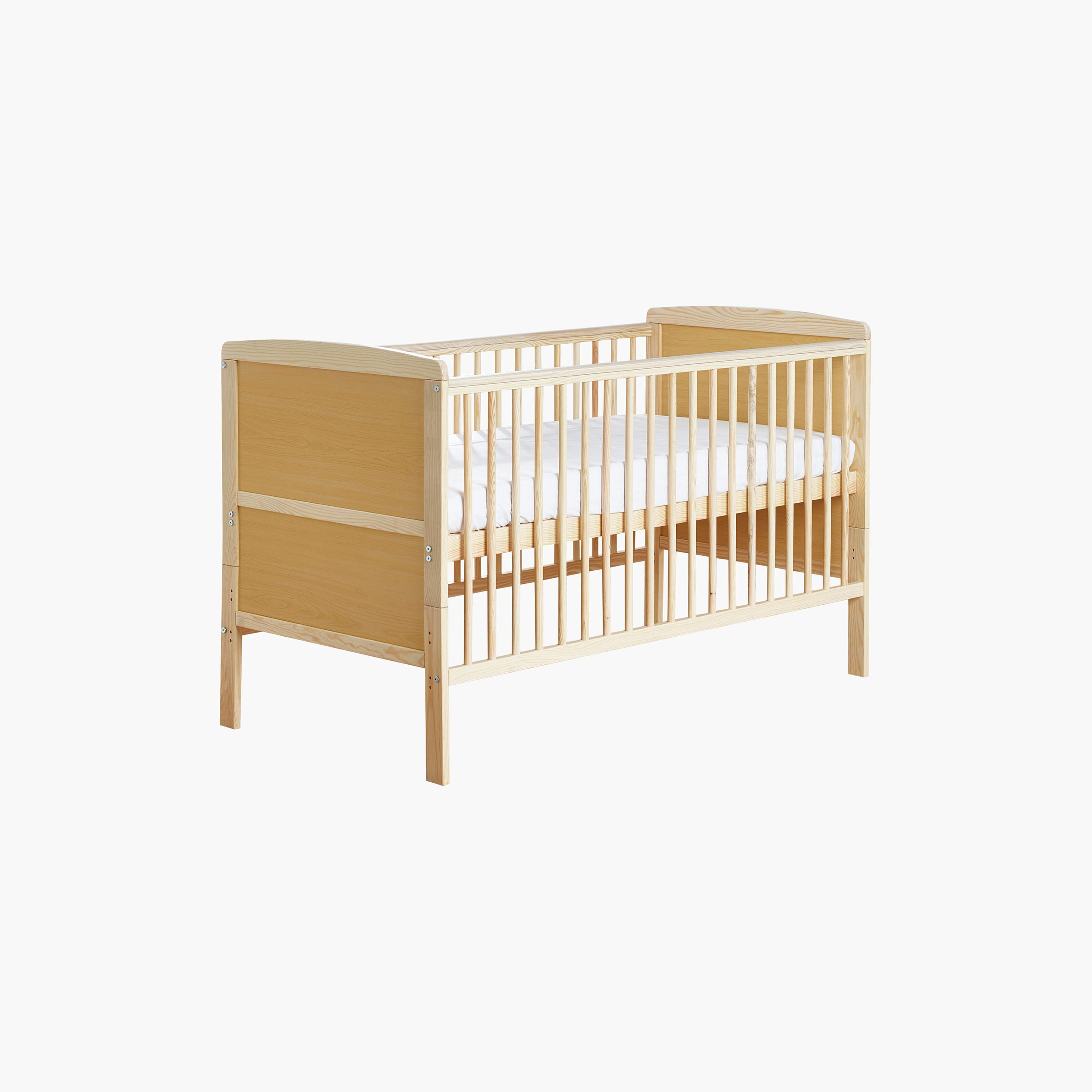 Kinder Valley Sydney Crib with 2-in-1 Convertible Design and Adjustable Side Rails-baby-nursery-furniture-cribsandbeds-babycribs-image-1