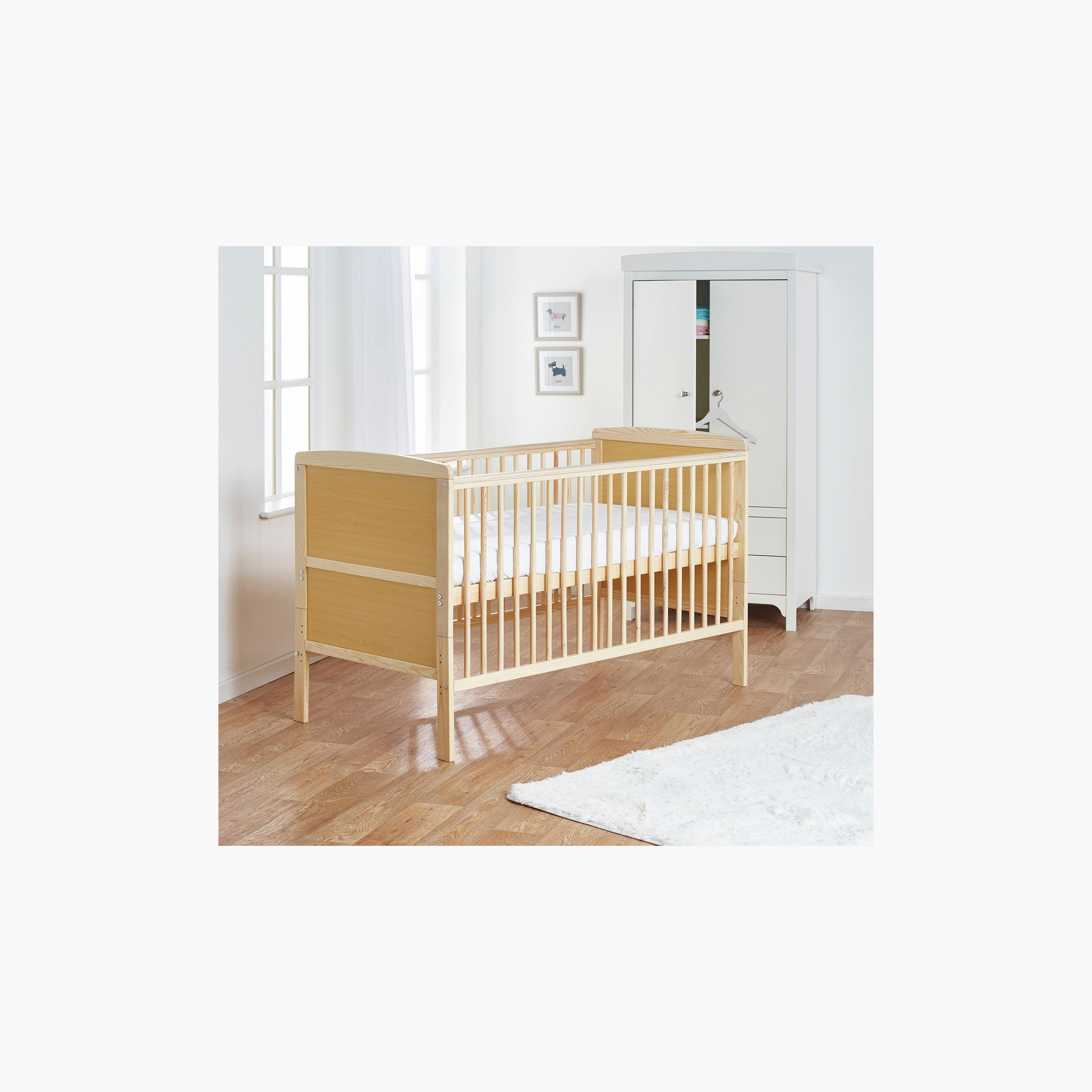 Kinder Valley Sydney Crib with 2-in-1 Convertible Design and Adjustable Side Rails-baby-nursery-furniture-cribsandbeds-babycribs-image-3
