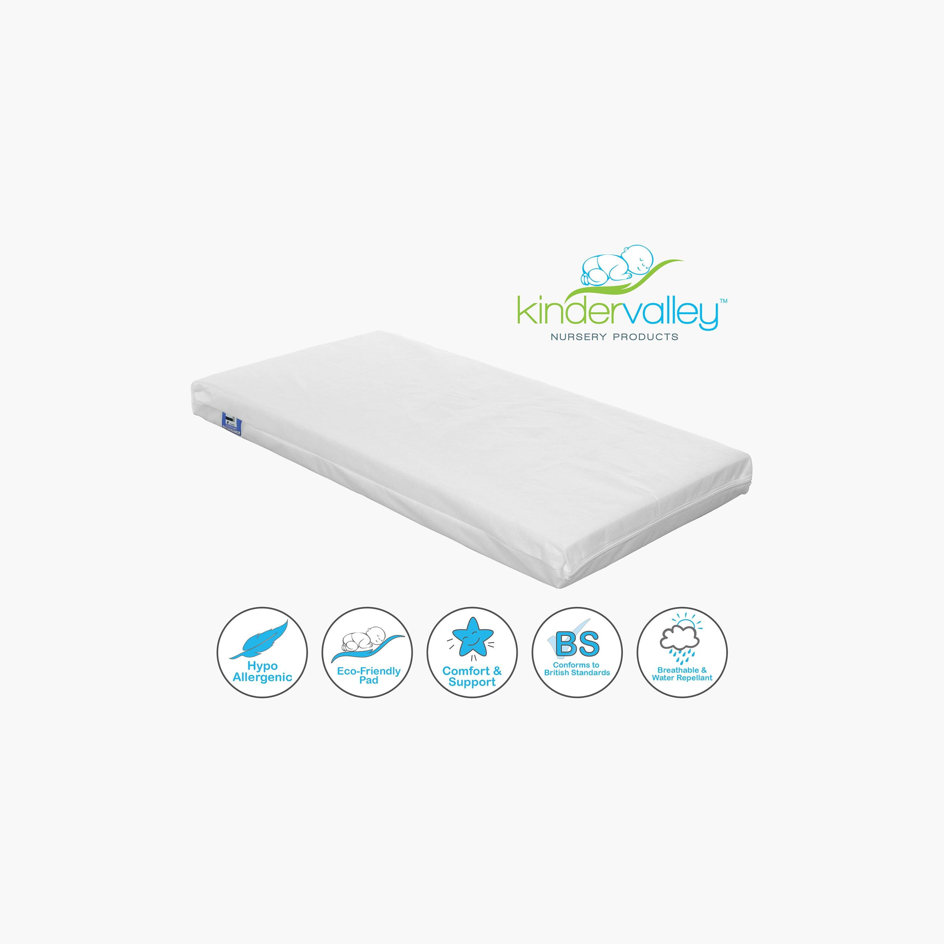 Kinder Valley Sydney Toddler Bed and Kinder Flow Mattress - 140x70 cm-baby-nursery-furniture-cribsandbeds-beds-image-3
