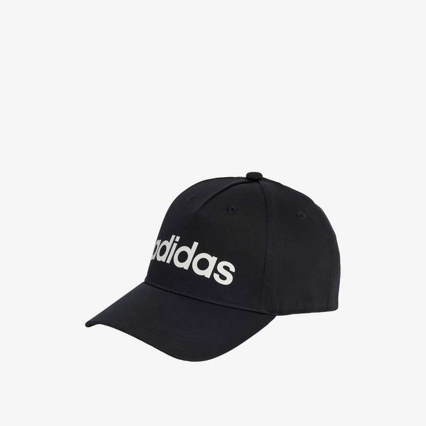 Adidas Logo Print Cap with Snap Back Closure-Unisex-image-0