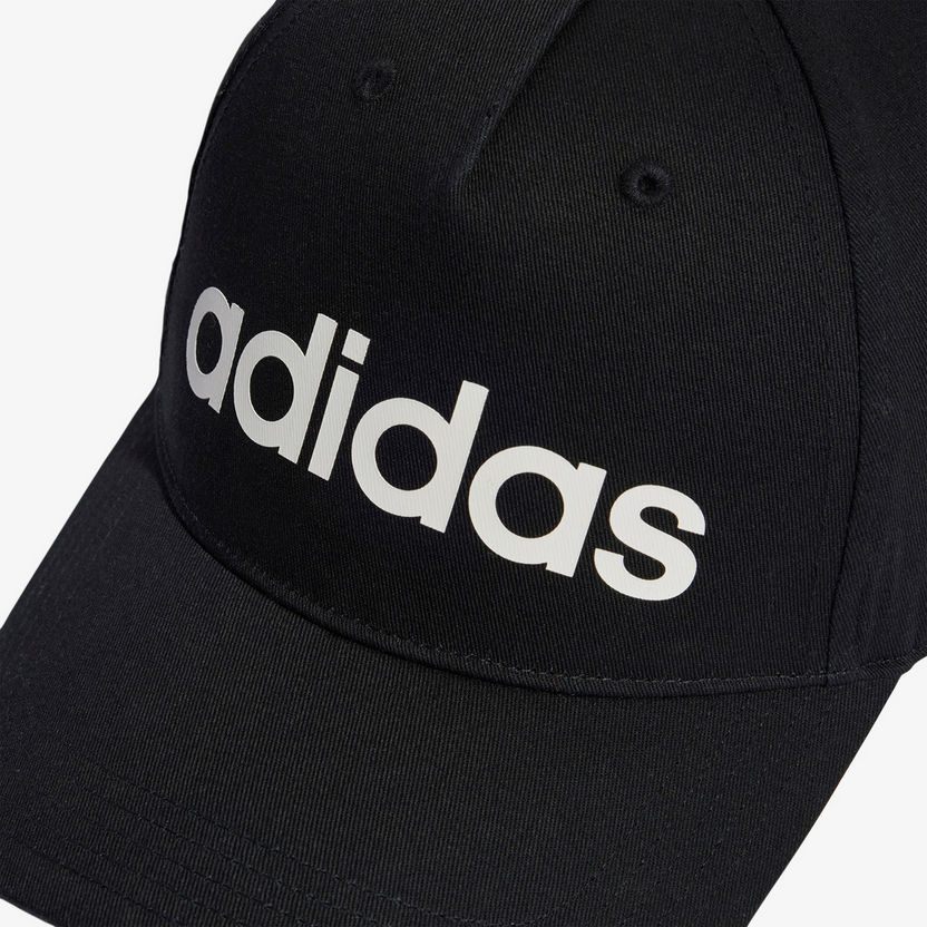 Adidas Logo Print Cap with Snap Back Closure-Unisex-image-3