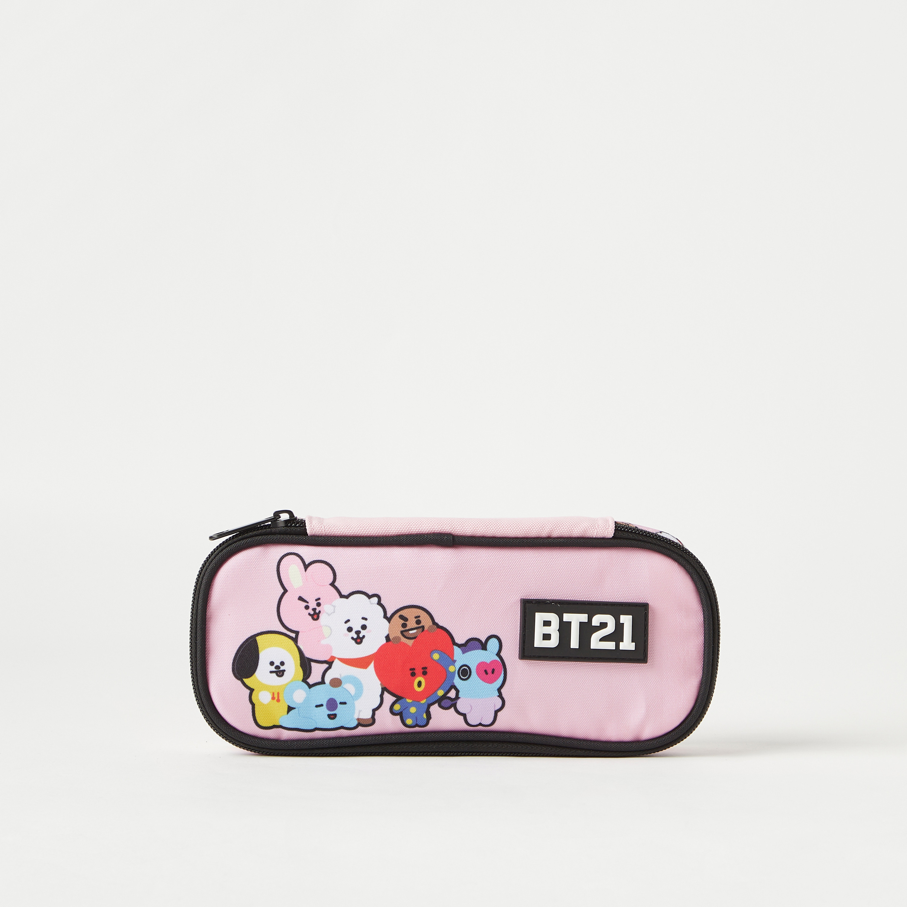 BT21 Print Pencil Pouch with Zip Closure-school-stationery-pencilcases-image-1