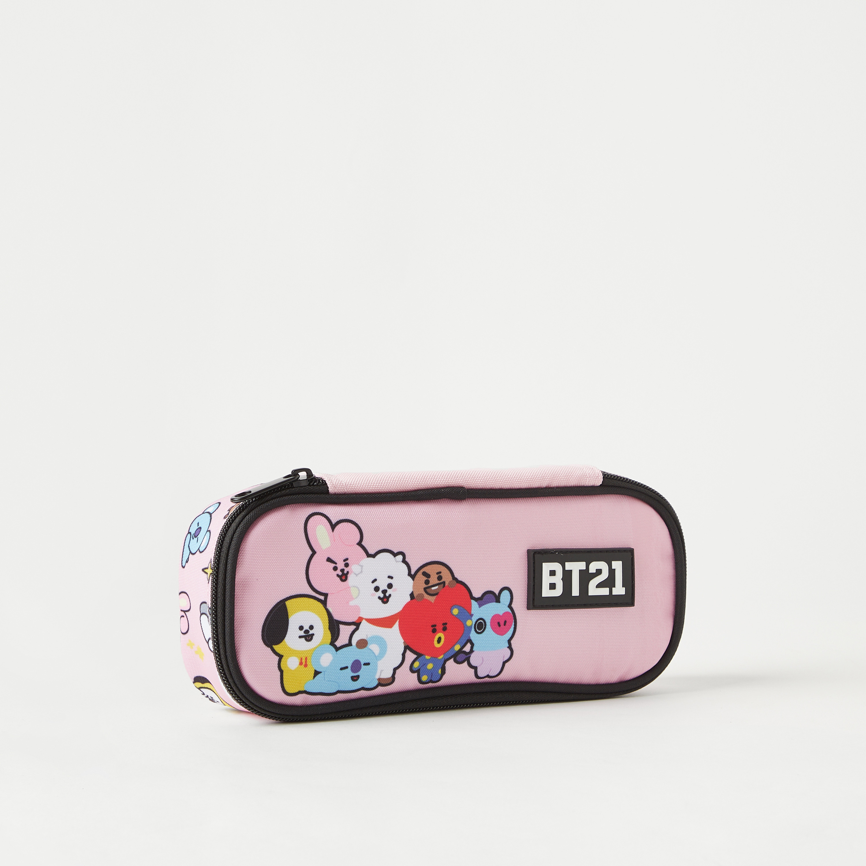 BT21 Print Pencil Pouch with Zip Closure-school-stationery-pencilcases-image-2