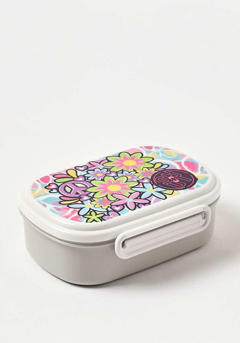 SHOUT Floral Print 2-Compartment Lunch Box with Lid-Lunch Boxes-image-0