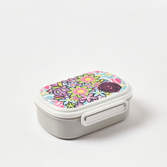 SHOUT Floral Print 2-Compartment Lunch Box with Lid