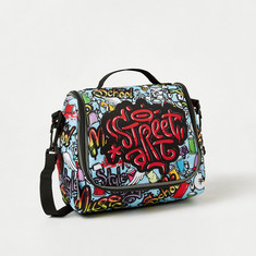 SHOUT Graffiti Print Lunch Bag