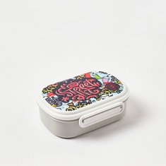 SHOUT Printed 2-Compartment Lunch Box with Lid