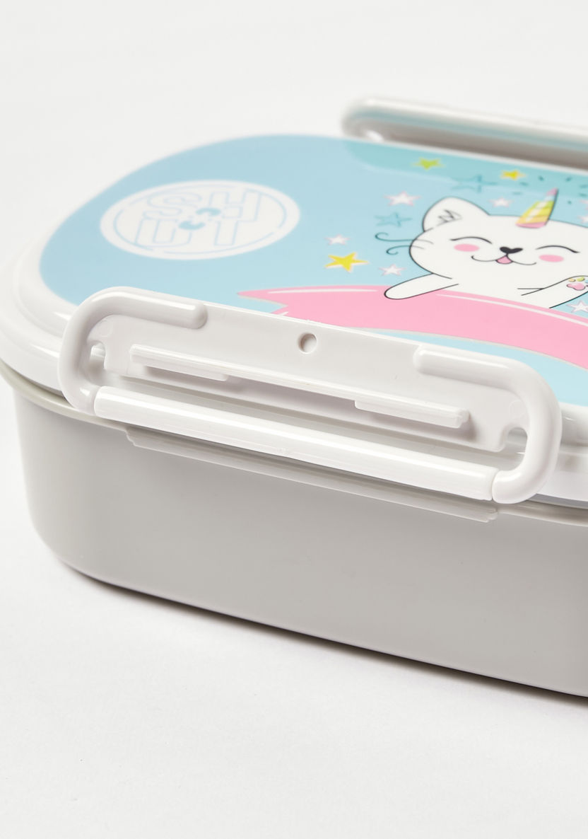 SHOUT Printed 2-Compartment Lunch Box with Lid-Lunch Boxes-image-7