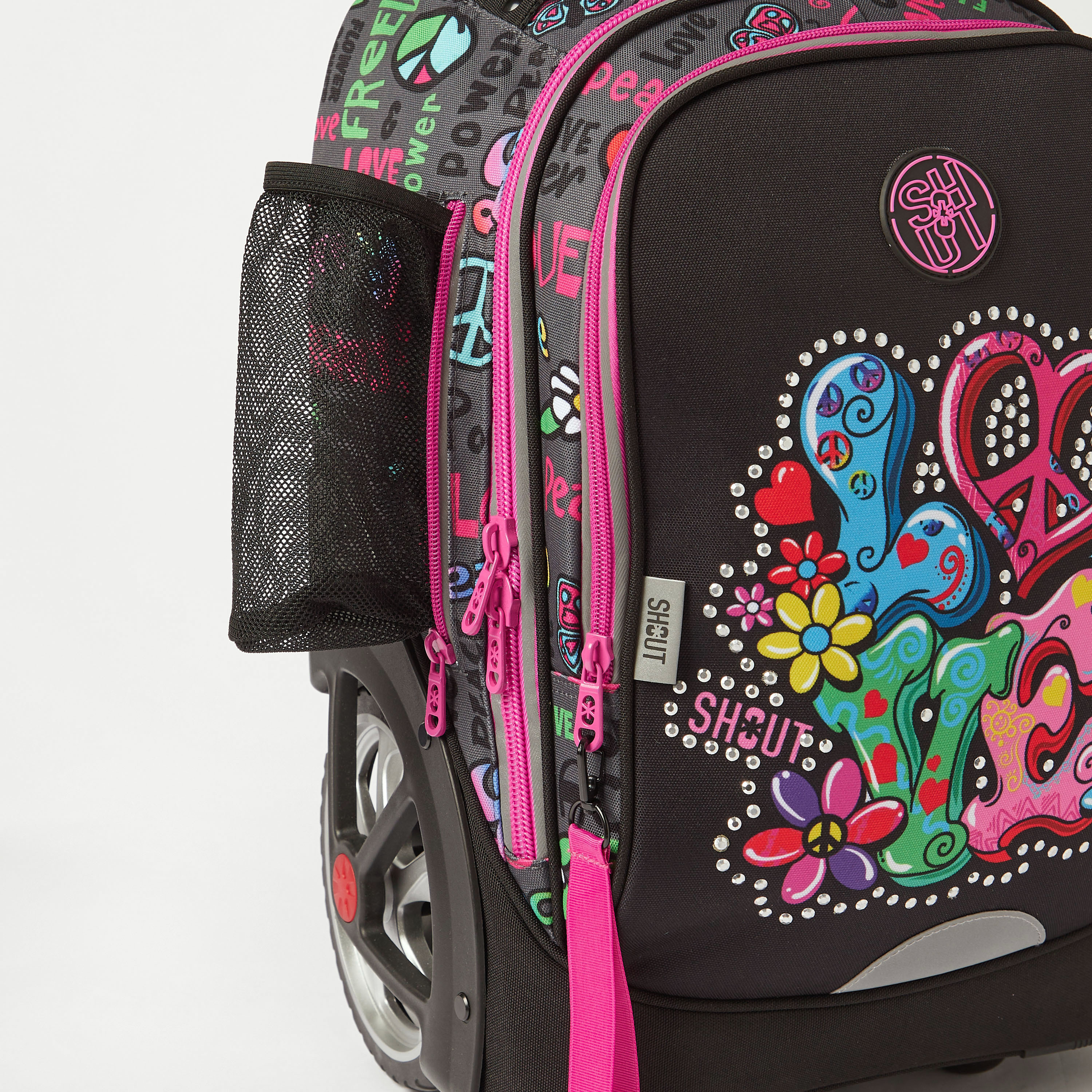 شنطة ظهر ترولي بطبعات من شاوت - 20 بوصة-school-bagsandbackpacks-trolleybags-image-6