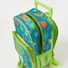 Juniors Dinosaur Print Trolley Backpack with Leg Applique and Wheels - 14 inches-Trolleys-thumbnail-5