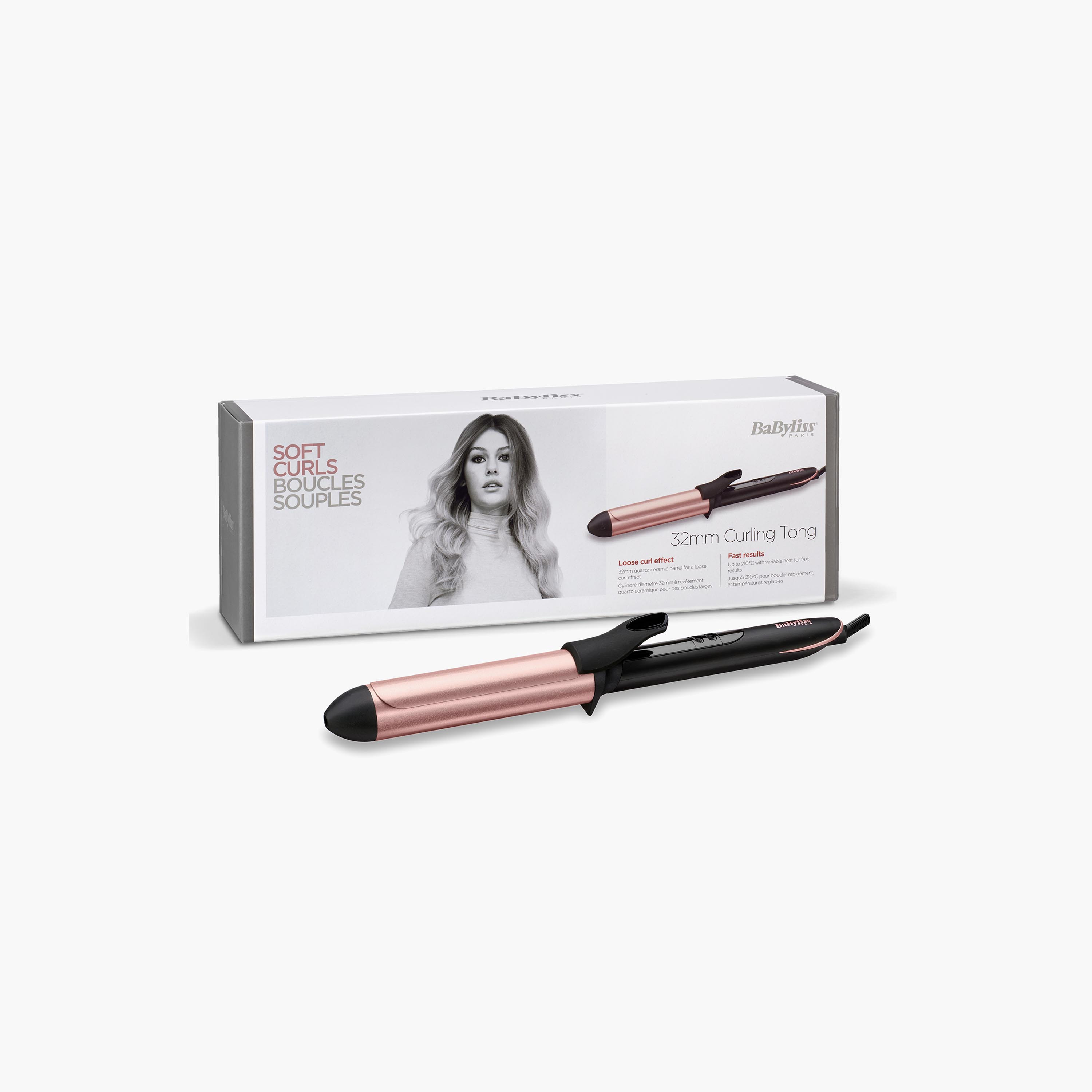 مكواة تجعيد شعر سيراميك مع حصيرة من بيبي ليس-beautyandpersonalcare-appliances-hairstylingtools-curlingandstyler-image-1