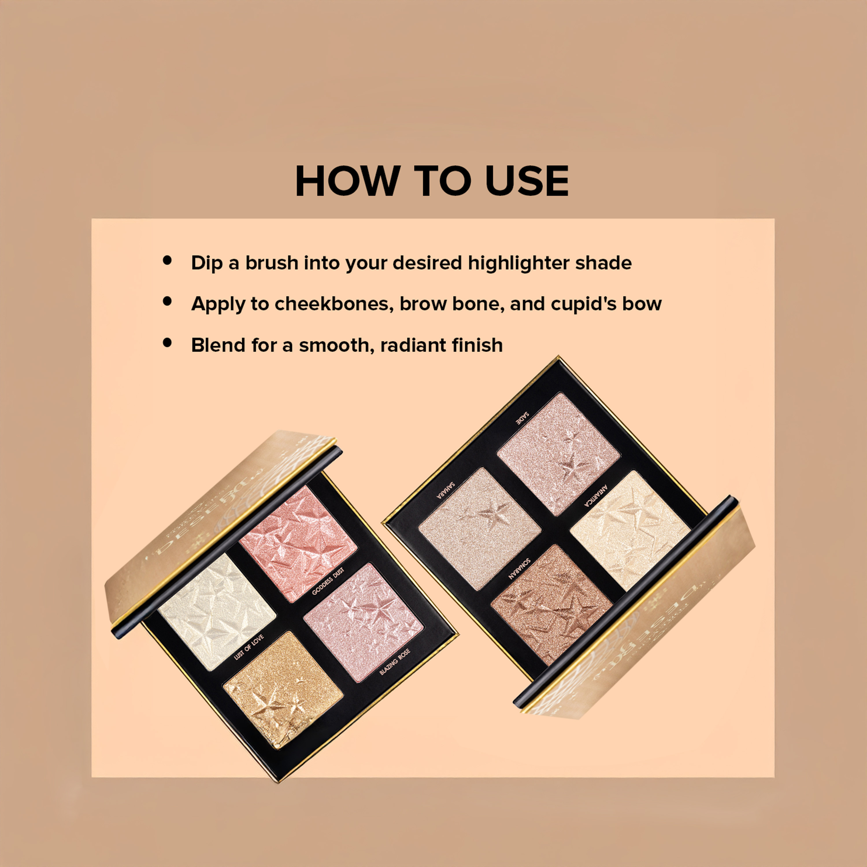 Daily life FOREVER52 Desert Glow Highlighter Palette - 21 gms-beautyandpersonalcare-makeup-face-highlighters-image-5