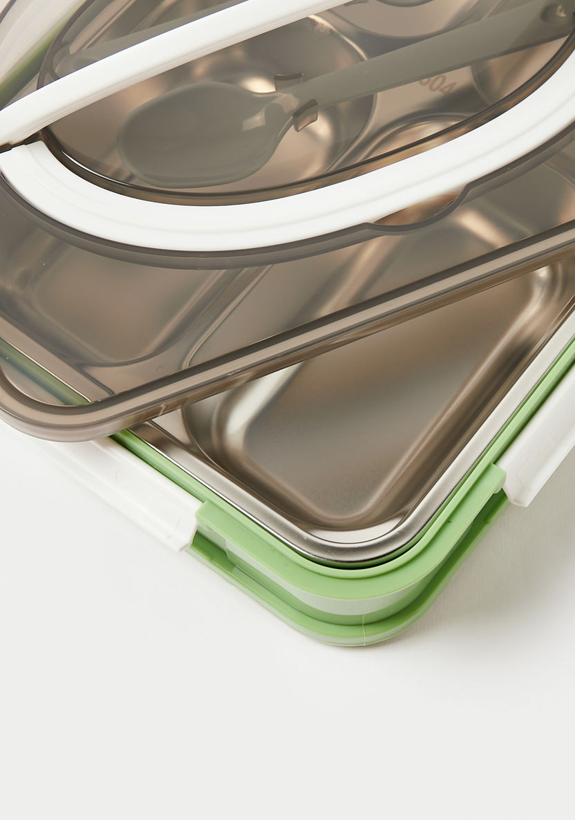 Buy Juniors Solid Lunch Box with Fork and Spoon Online for Kids
