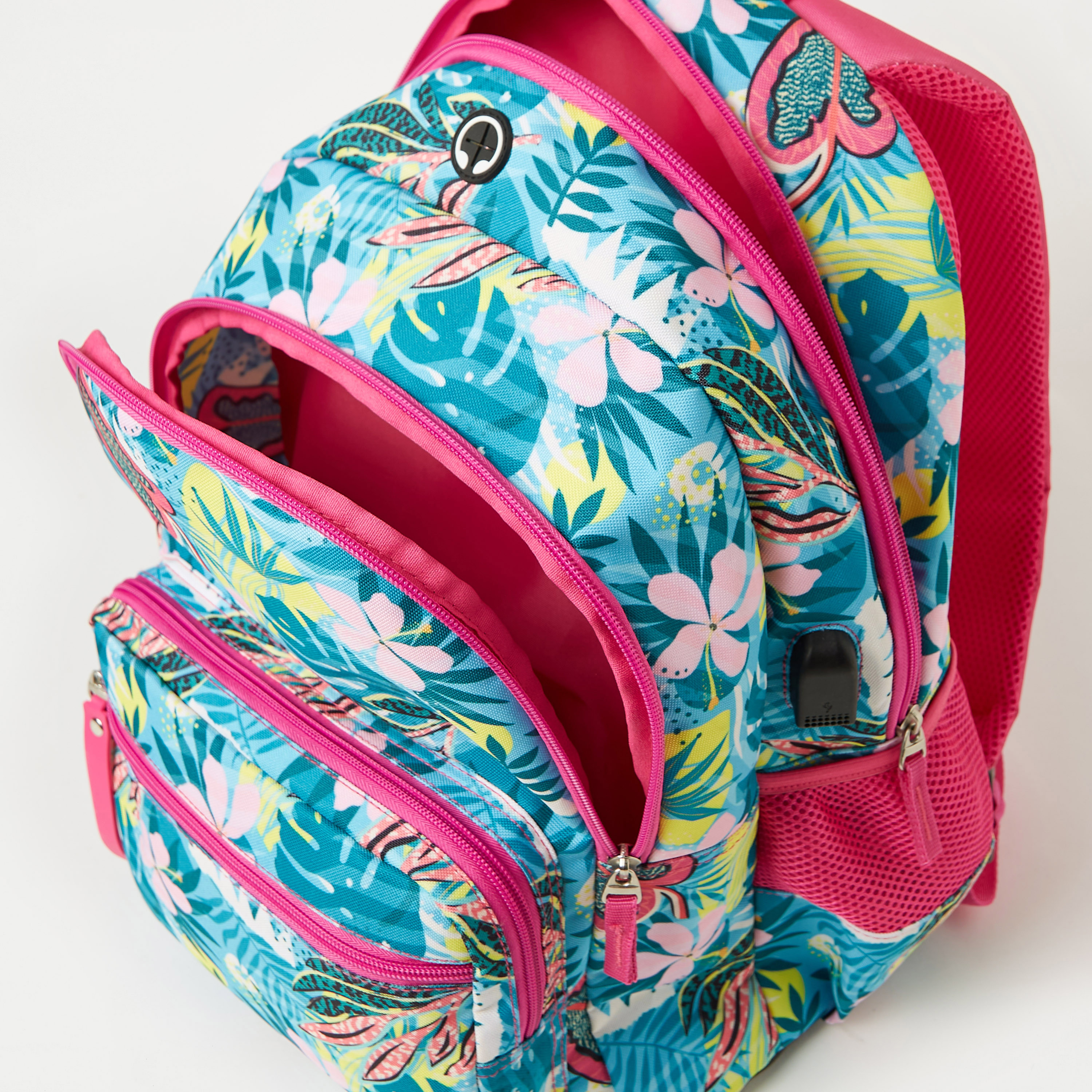 Floral discount print backpack