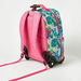 Juniors Tropical Print Trolley Backpack with Retractable Handle - 18 inches-Trolleys-thumbnail-3