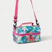 Juniors Floral Print Lunch Bag with Detachable Strap and Zip Closure-Lunch Bags-thumbnailMobile-1