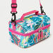 Juniors Floral Print Lunch Bag with Detachable Strap and Zip Closure-Lunch Bags-thumbnail-2
