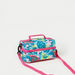 Juniors Floral Print Lunch Bag with Detachable Strap and Zip Closure-Lunch Bags-thumbnailMobile-3