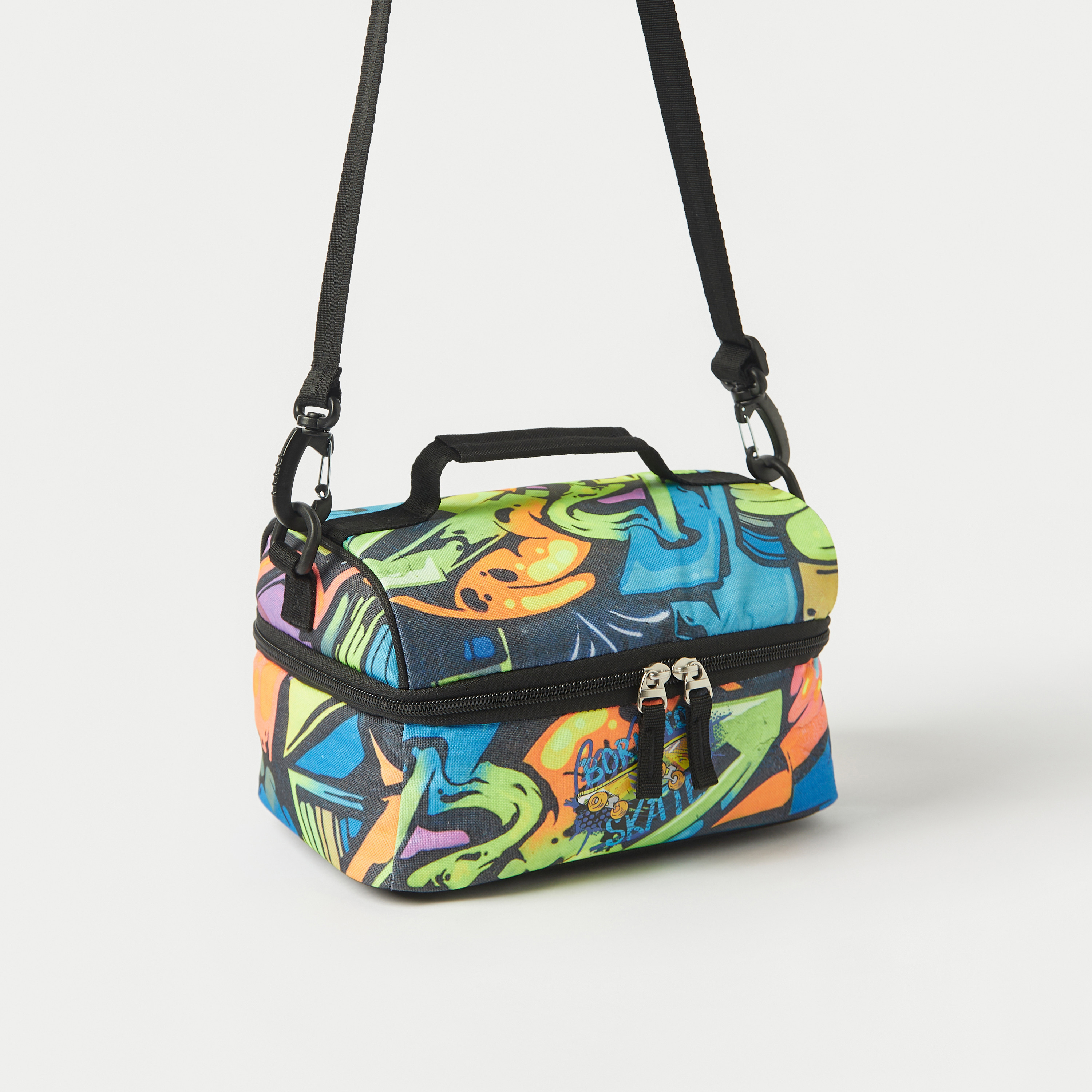 Juniors Printed Lunch Bag with Zip Closure-school-lunchessentials-lunchbags-image-2
