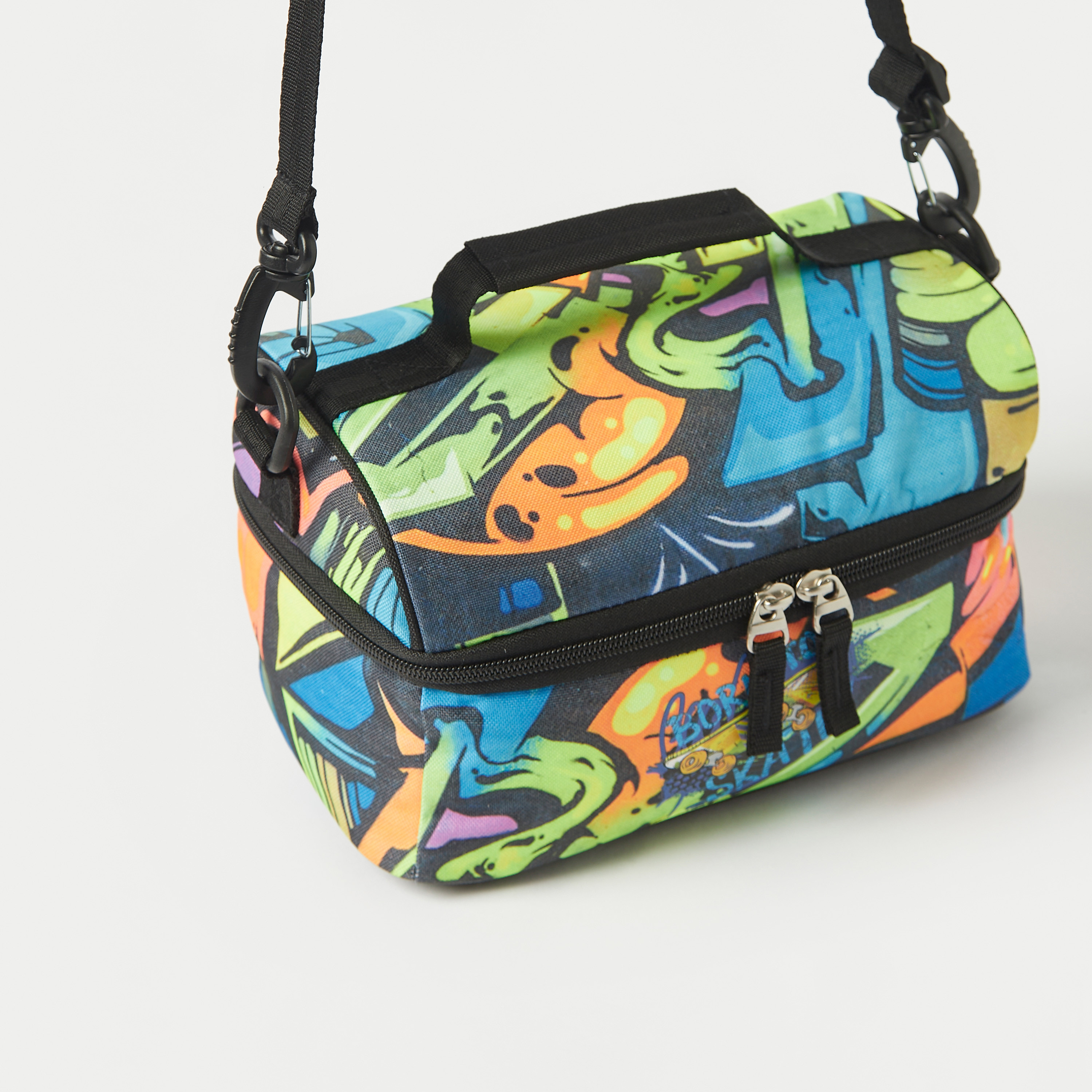 Juniors Printed Lunch Bag with Zip Closure-school-lunchessentials-lunchbags-image-3