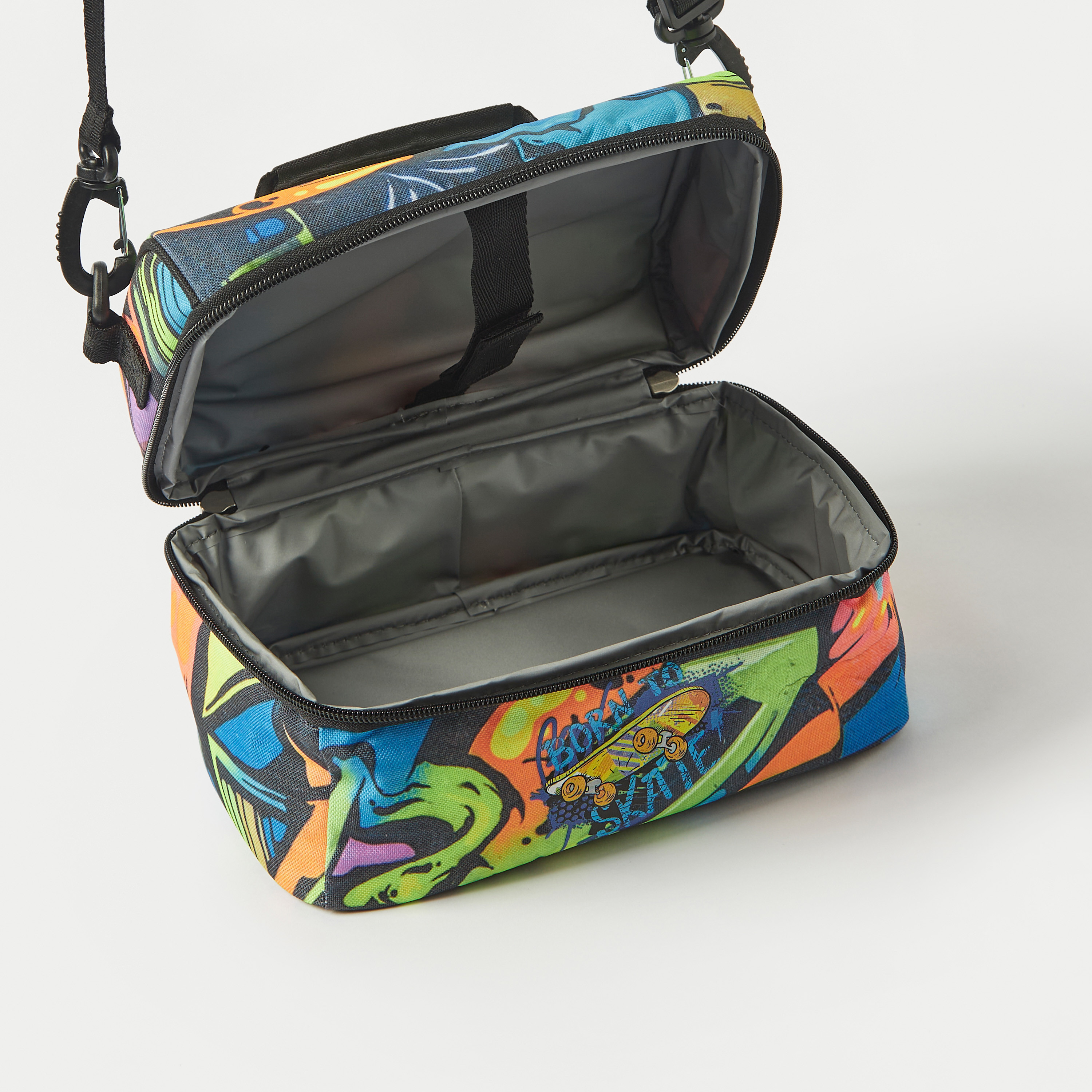 Juniors Printed Lunch Bag with Zip Closure-school-lunchessentials-lunchbags-image-5