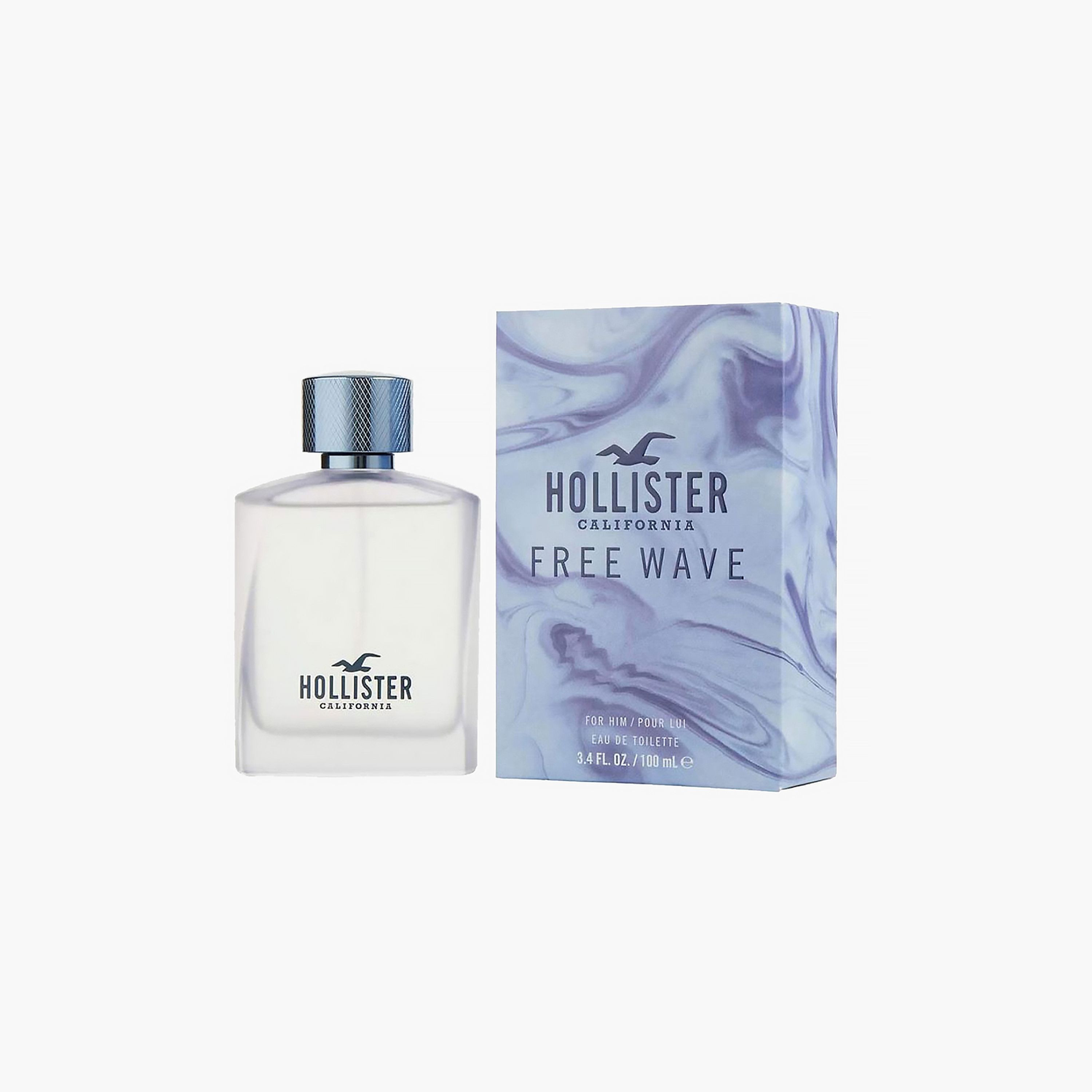 Hollister California Free Wave Eau De Toilette - 100 ml-beautyandpersonalcare-fragrance-men-image-1