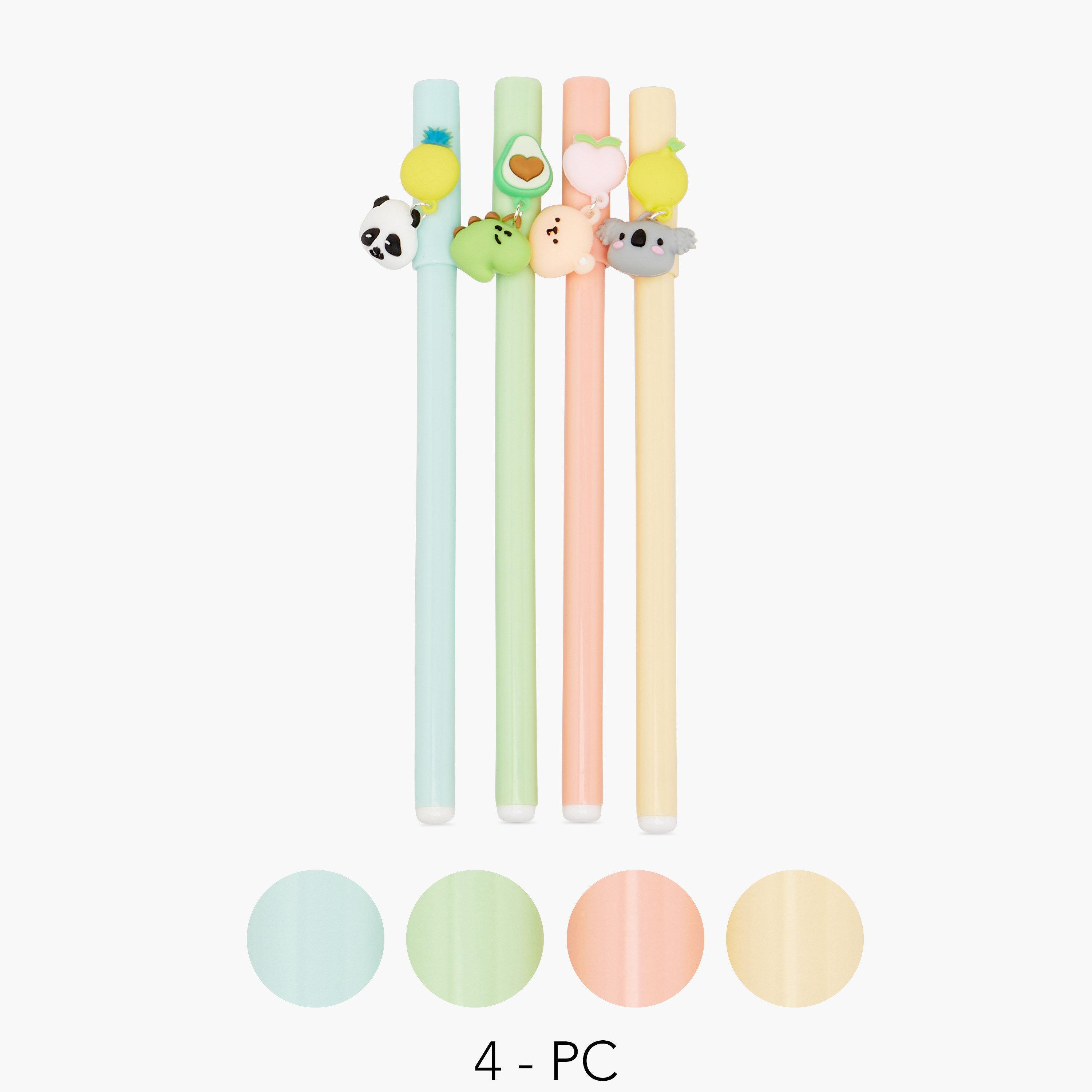 Gloo Applique Detail 4-Piece Pen Set-school-stationery-pensandpencils-image-1