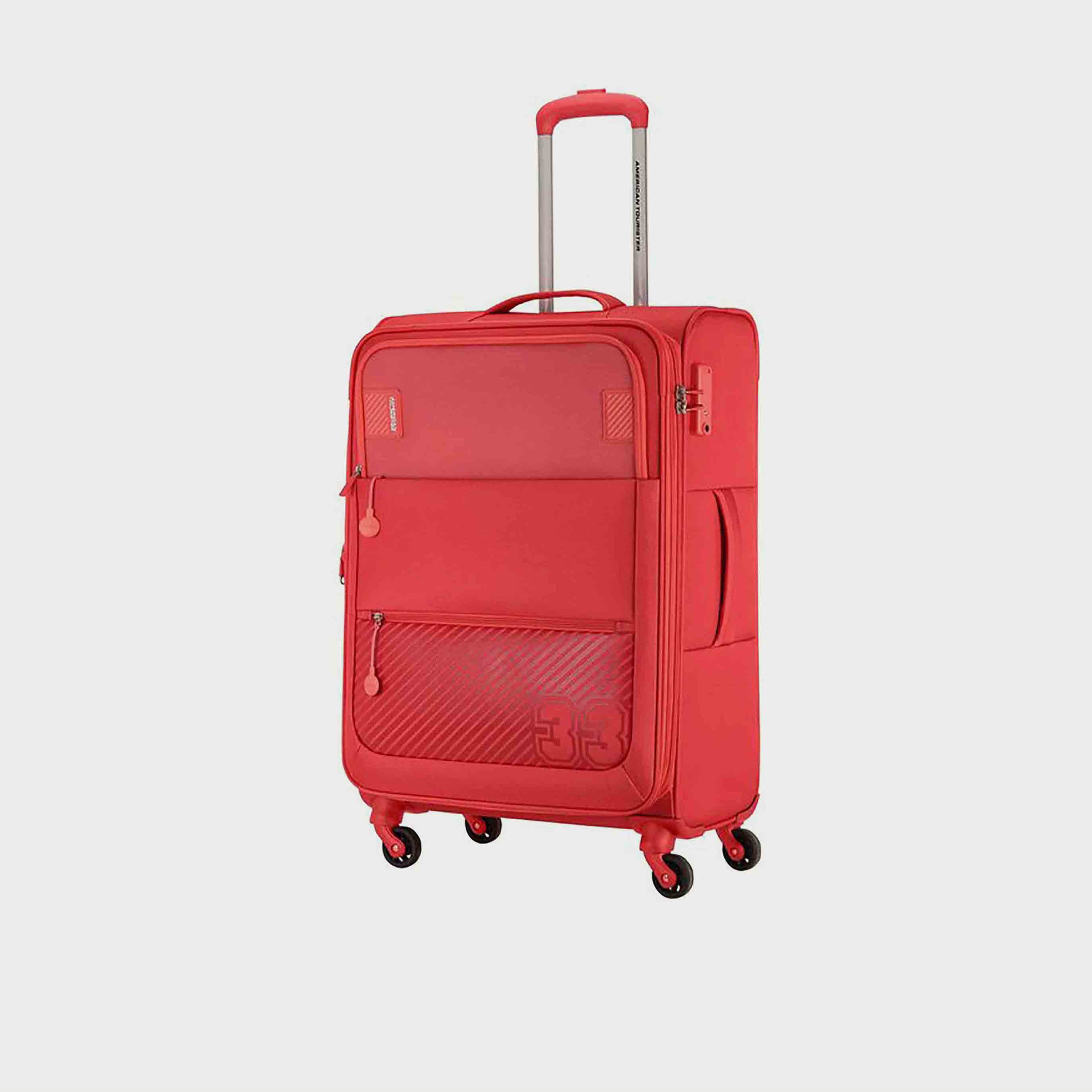 American Tourister 70CM Majoris Soft Medium Check-In Luggage Trolley Bag Coral | LE1X40005-travel-luggagesandbags-luggage-image-1