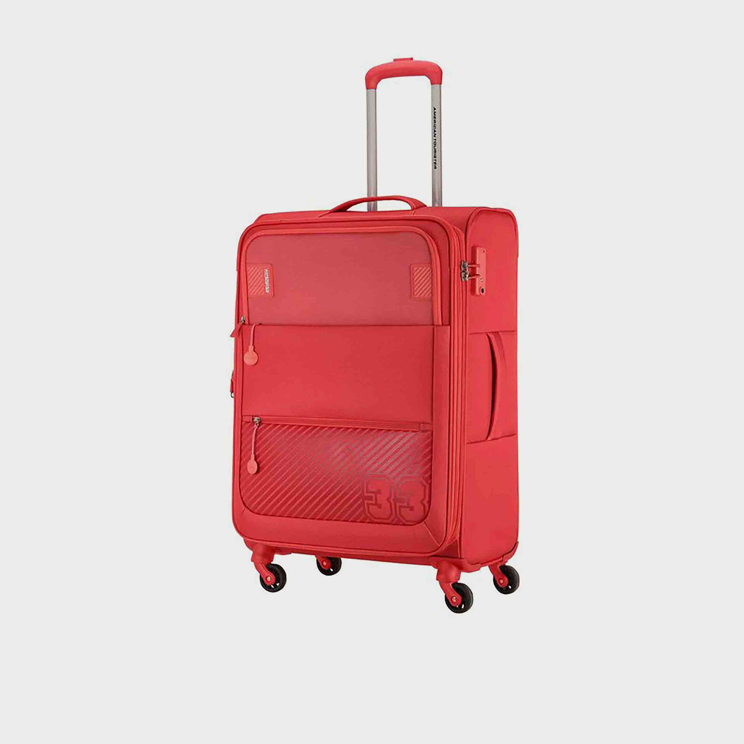 American Tourister 81CM Majoris Soft Large Check-In Luggage Trolley Bag Coral | LE1X40006-travel-luggagesandbags-luggage-image-1