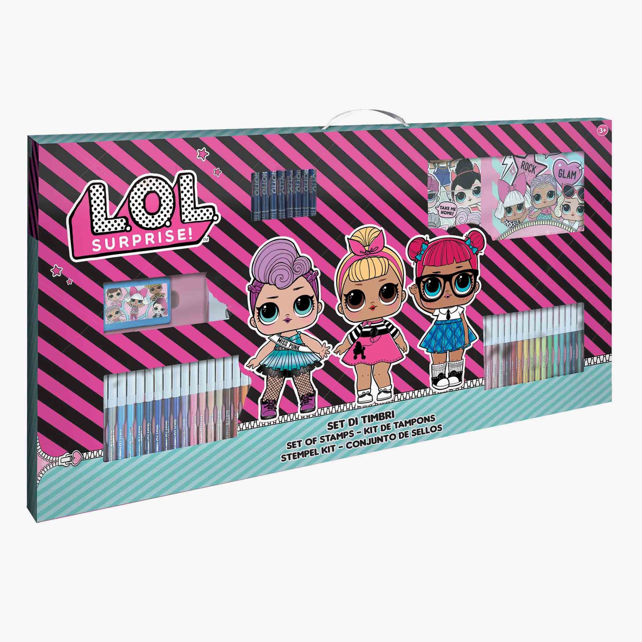 Multiprint 118 Piece Italia Mega Maxi L.O.L. Surprise Art Set