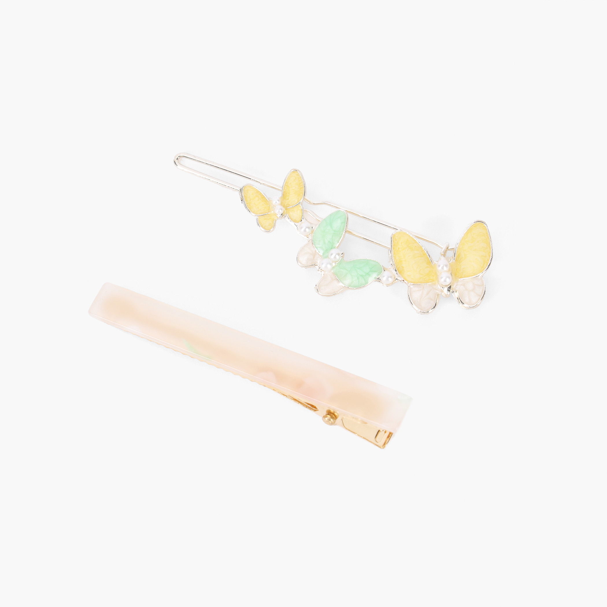 Glitters Embellished Hair Clip - Set of 2-baby-girls-accessories-hairaccessories-image-2