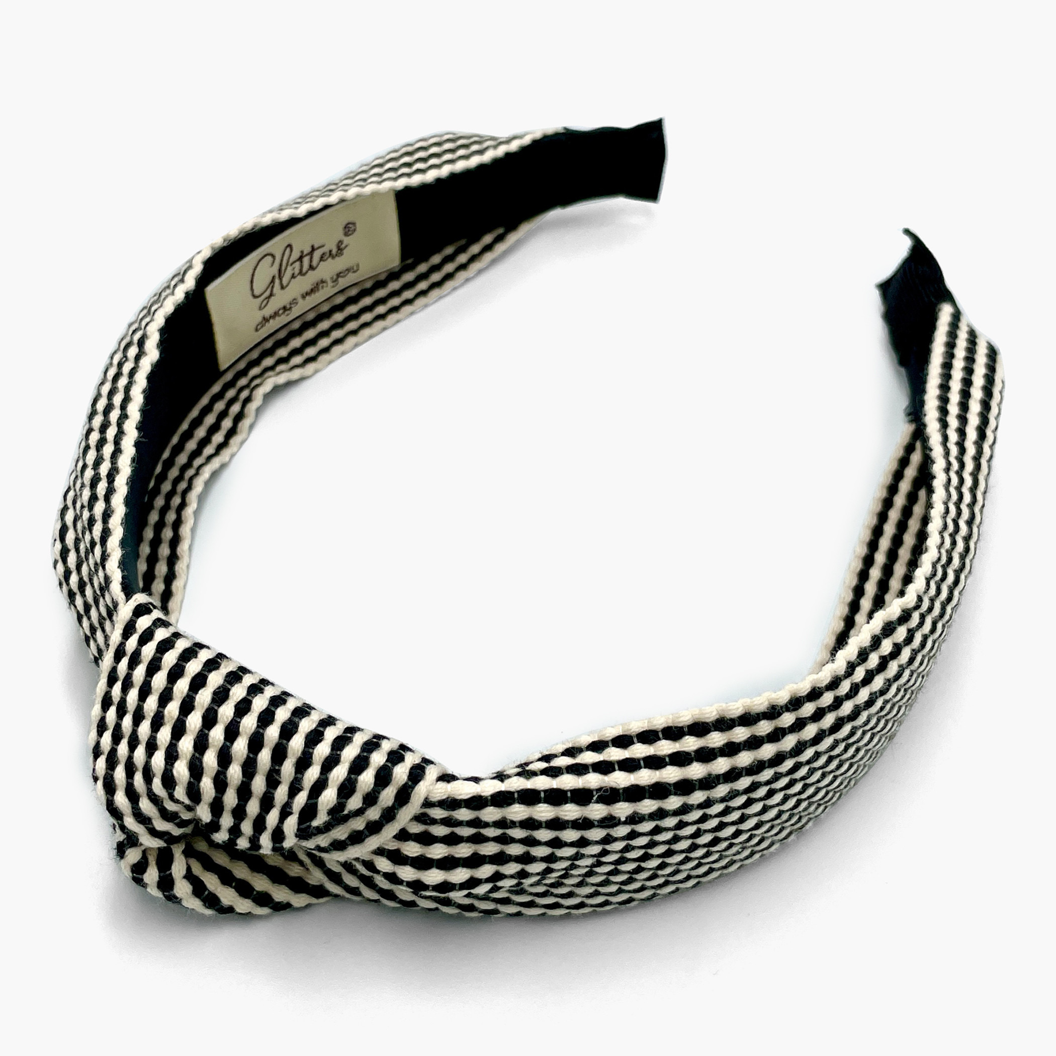 Glitters Textured Headband with Knot Detail-girls-accessories-hairaccessories-image-2