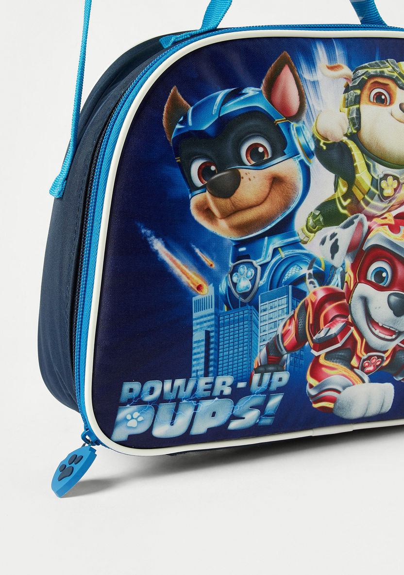 PAW Patrol Power-Up Pups Print Tote Lunch Bag with Adjustable Strap and Zip Closure-Lunch Bags-image-2
