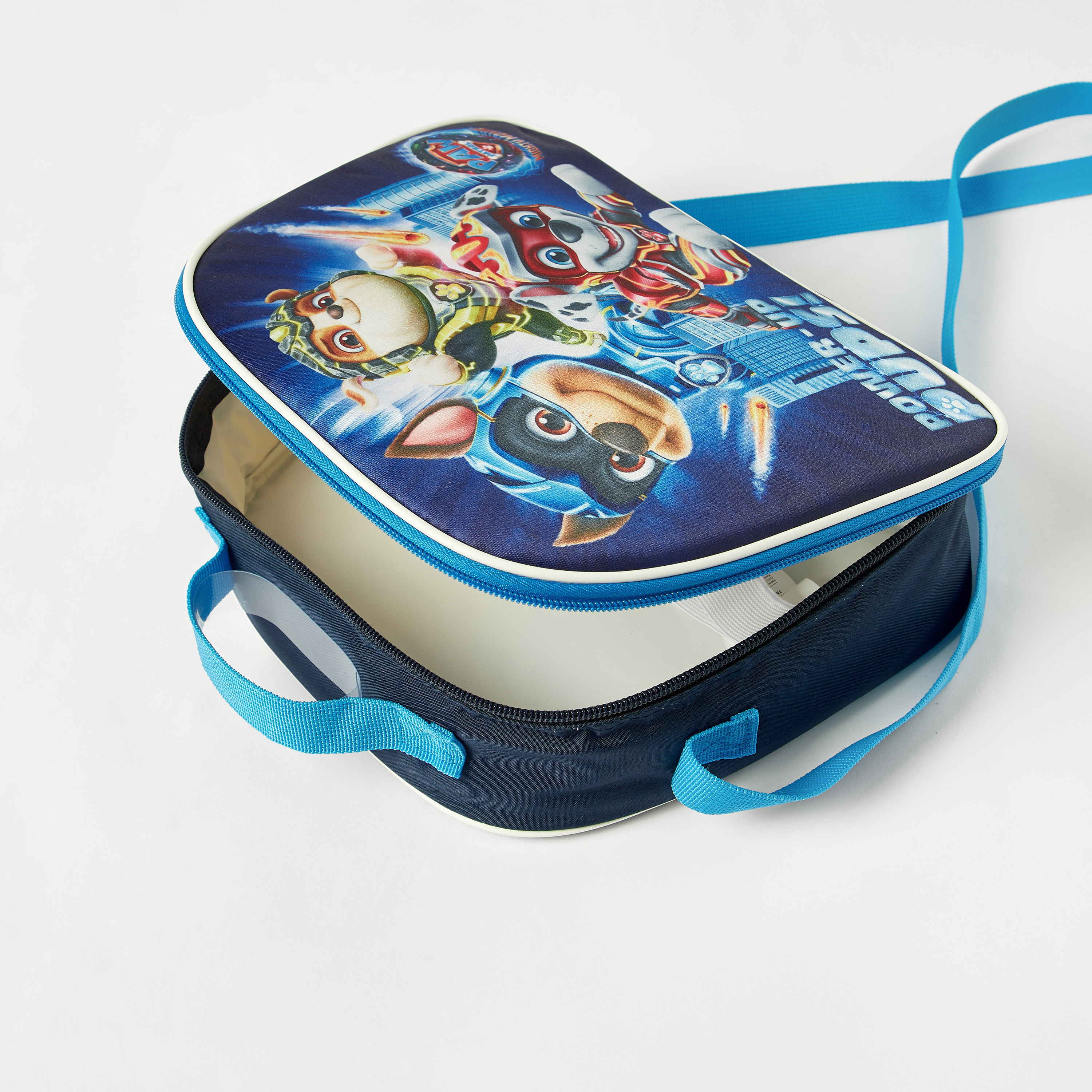 PAW Patrol Power-Up Pups Print Tote Lunch Bag with Adjustable Strap and Zip Closure-school-lunchessentials-lunchbags-image-5