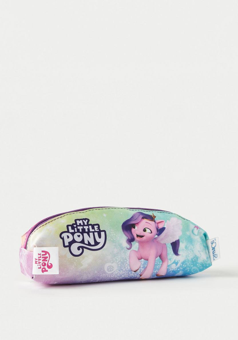 My Little Pony Print Pencil Pouch with Zip Closure-Pencil Cases-image-3