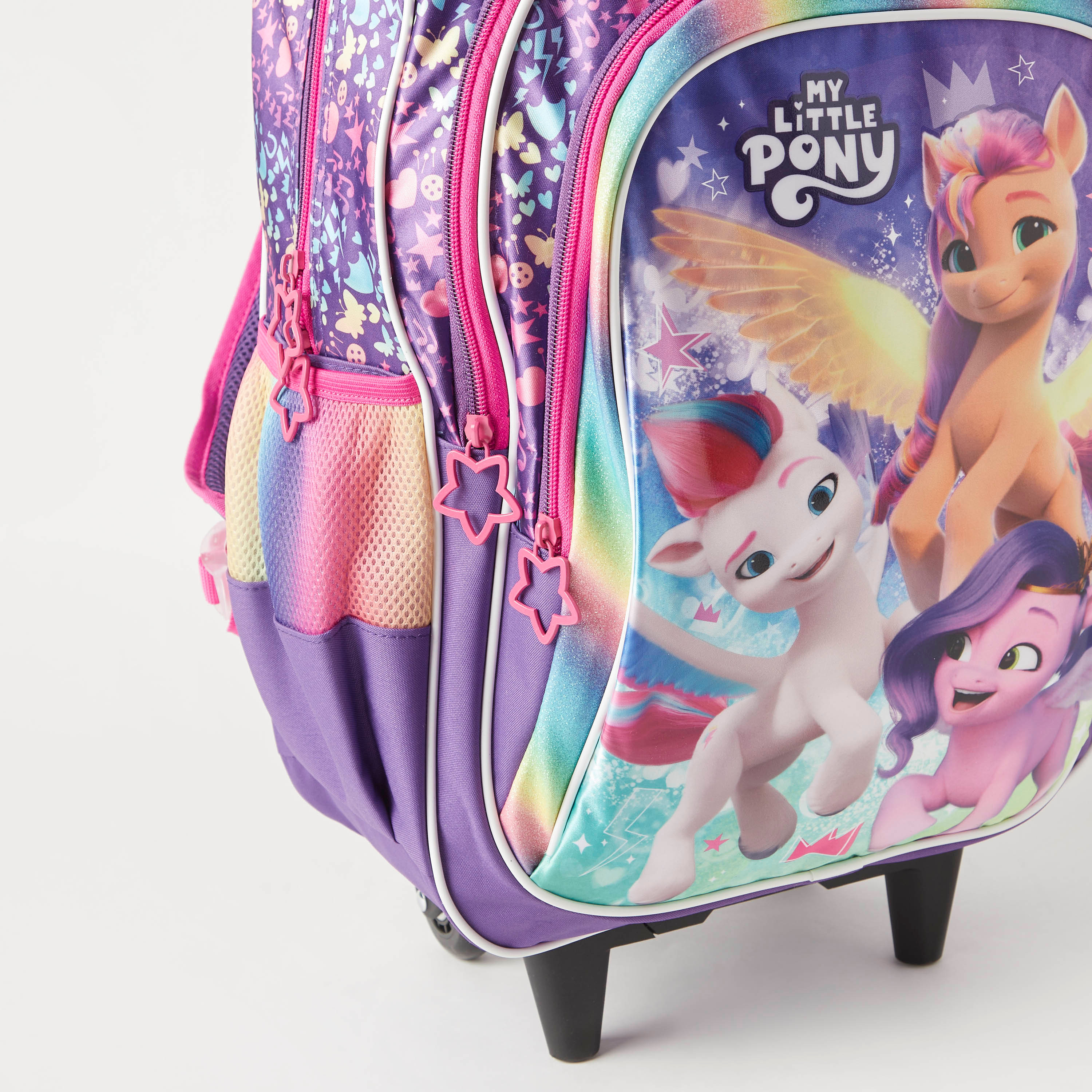 شنطة ظهر ترولي بمقبض قابل للسحب وطبعات ماي ليتل بوني - 18 بوصة-school-bagsandbackpacks-trolleybags-image-3