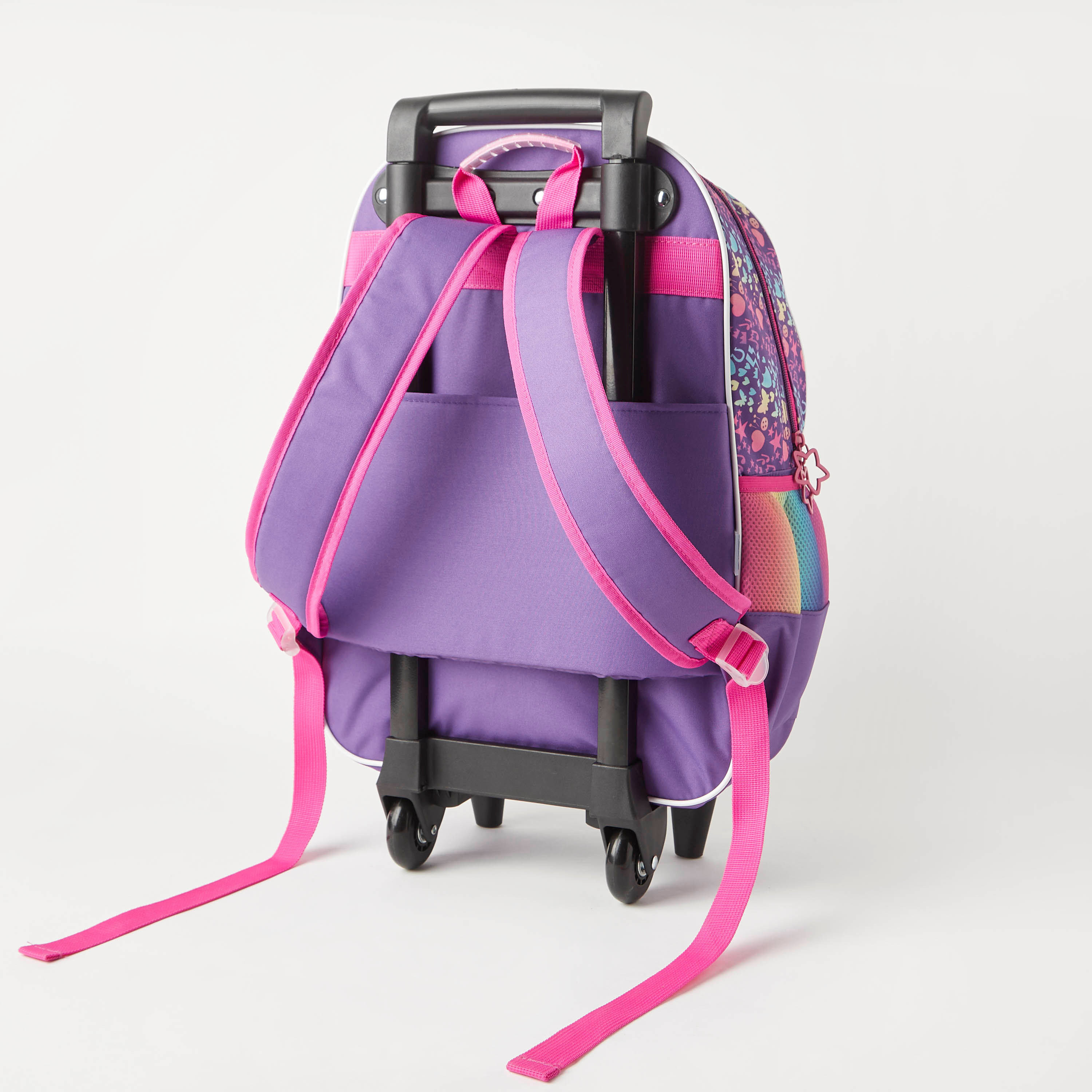 شنطة ظهر ترولي بمقبض قابل للسحب وطبعات ماي ليتل بوني - 18 بوصة-school-bagsandbackpacks-trolleybags-image-4