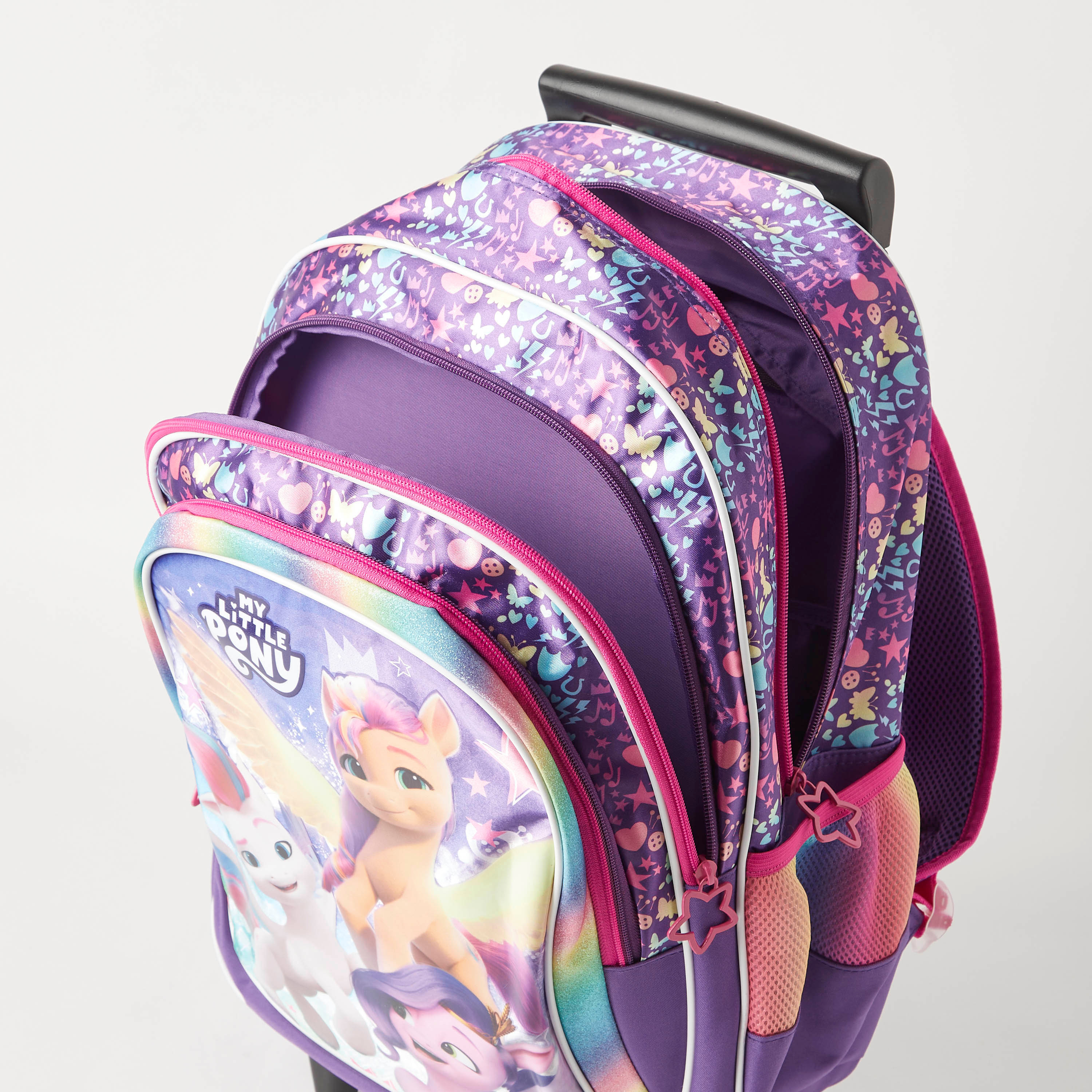 شنطة ظهر ترولي بمقبض قابل للسحب وطبعات ماي ليتل بوني - 18 بوصة-school-bagsandbackpacks-trolleybags-image-6