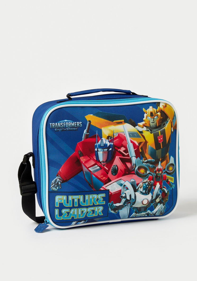 Transformers Printed Insulated Lunch Bag with Adjustable Trolley Belt-Lunch Bags-image-0