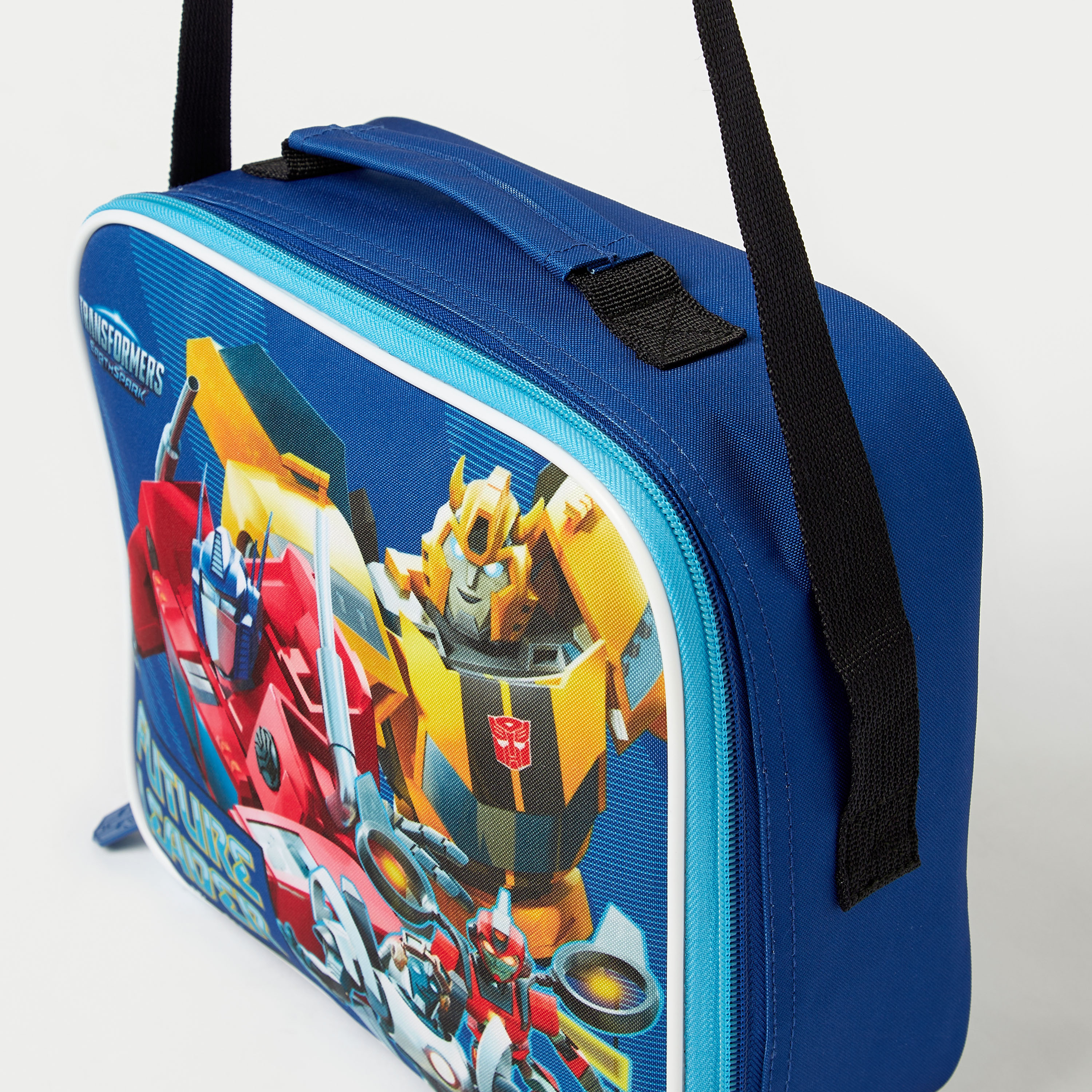 Transformers Printed Insulated Lunch Bag with Adjustable Trolley Belt-school-lunchessentials-lunchbags-image-4